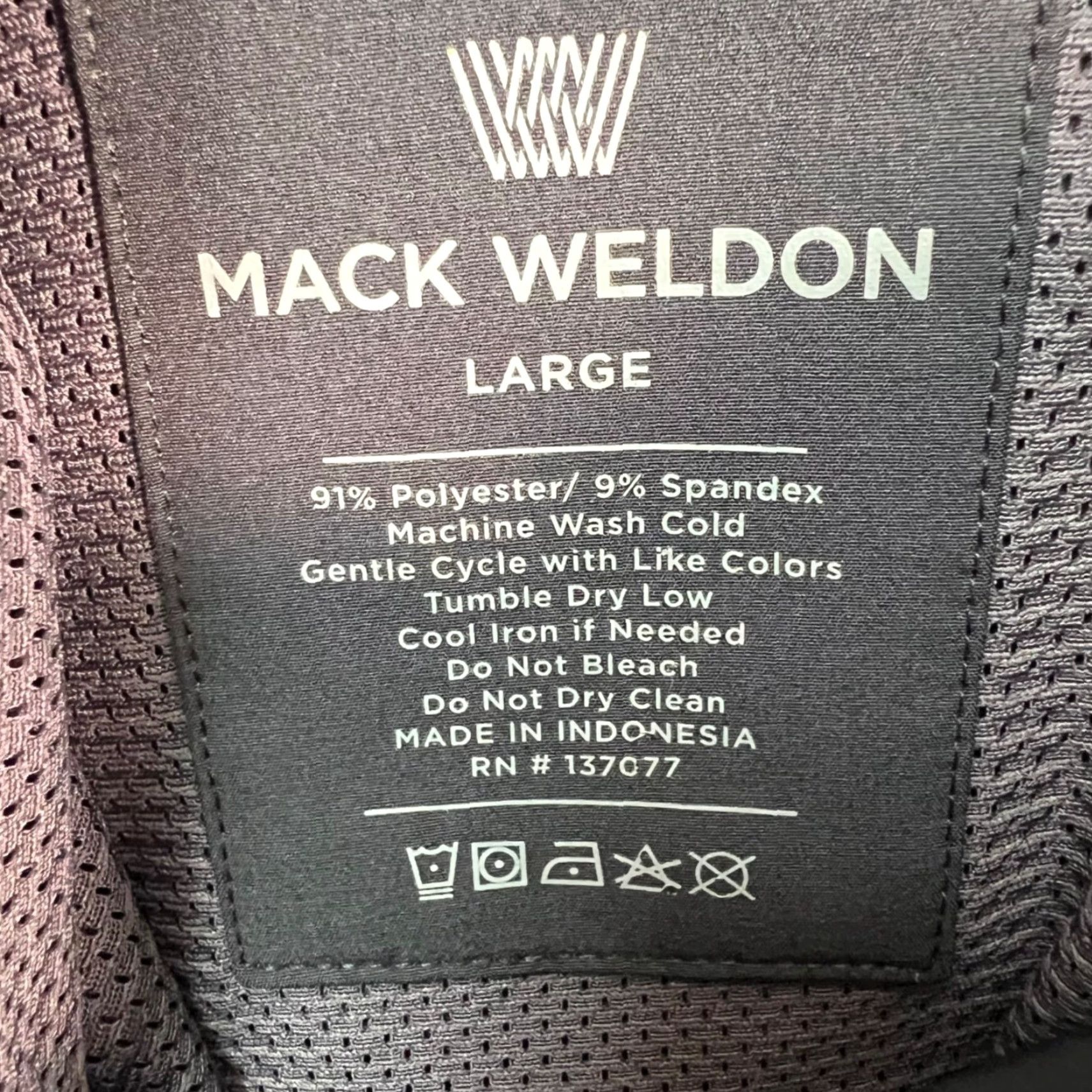 Vintage Mack Weldon Mens Pants Size L Black Drawstring Tapered Leg Chino 29in Inseam Casual Size US 33 - 3 Thumbnail