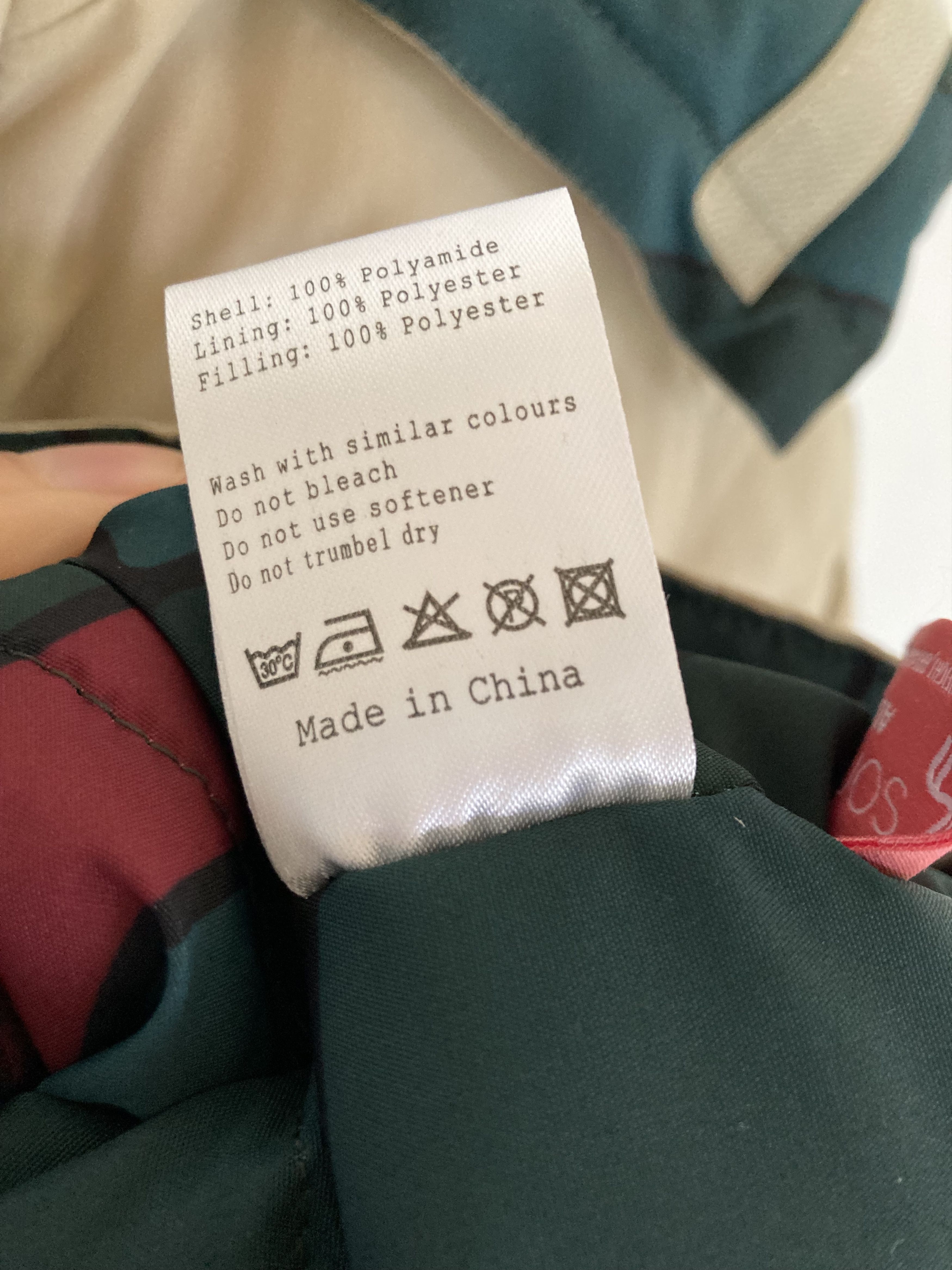 Parra Parra Trees in Wind Puffer Jacket Cream Beige M Mens Size US M / EU 48-50 / 2 - 7 Thumbnail