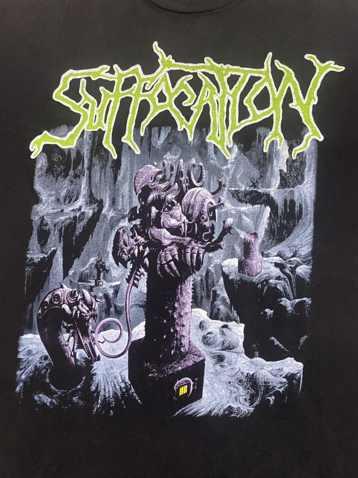 Band Tees Rare Vintage Suffocation Breeding The Spawn Brutal Band Tee Size US L / EU 52-54 / 3 - 4 Thumbnail
