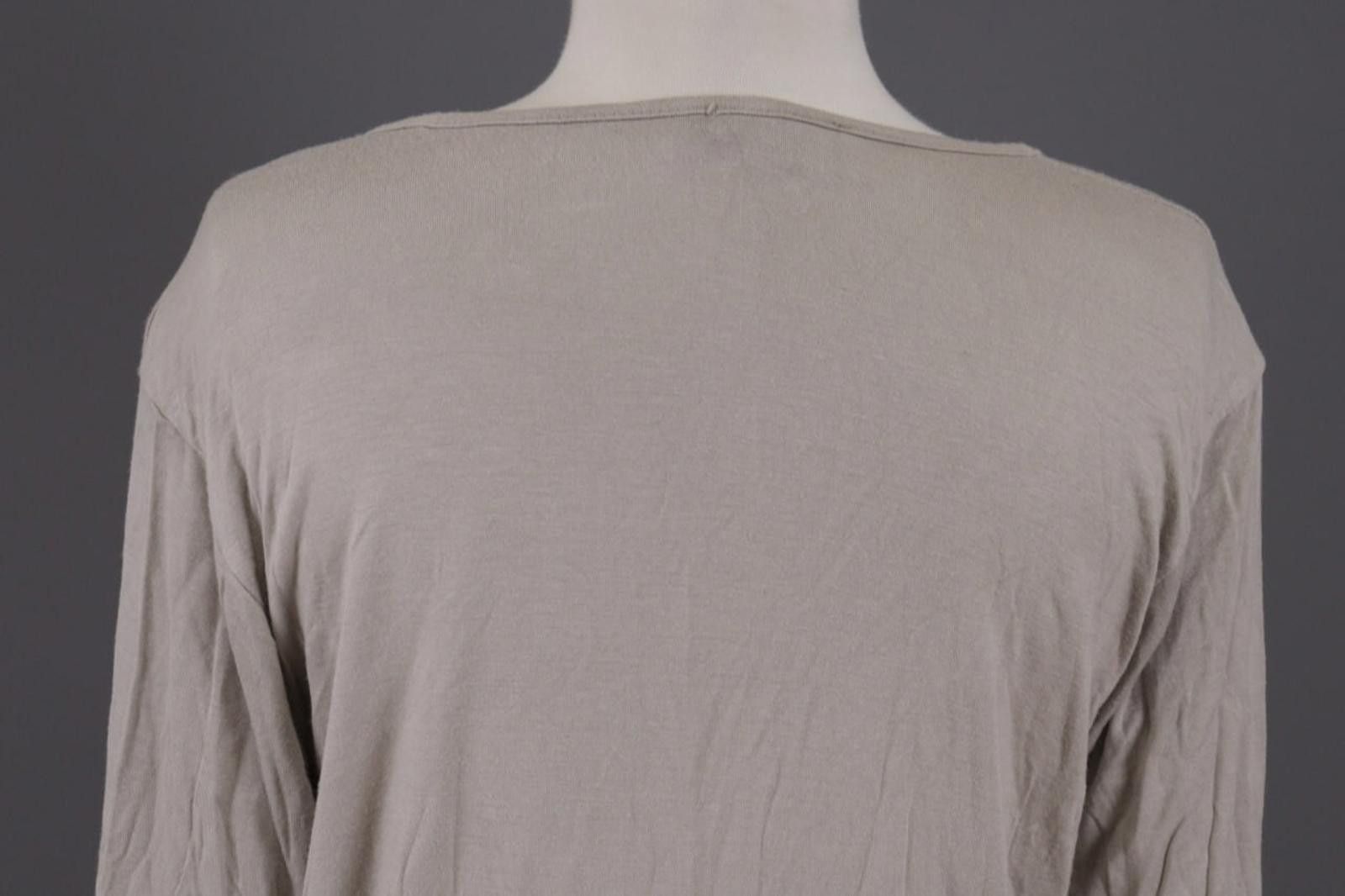 Designer Sarah Santos Gray Lagenlook Relaxed ViscoseTunic Top Blouse Size M / US 6-8 / IT 42-44 - 10 Thumbnail