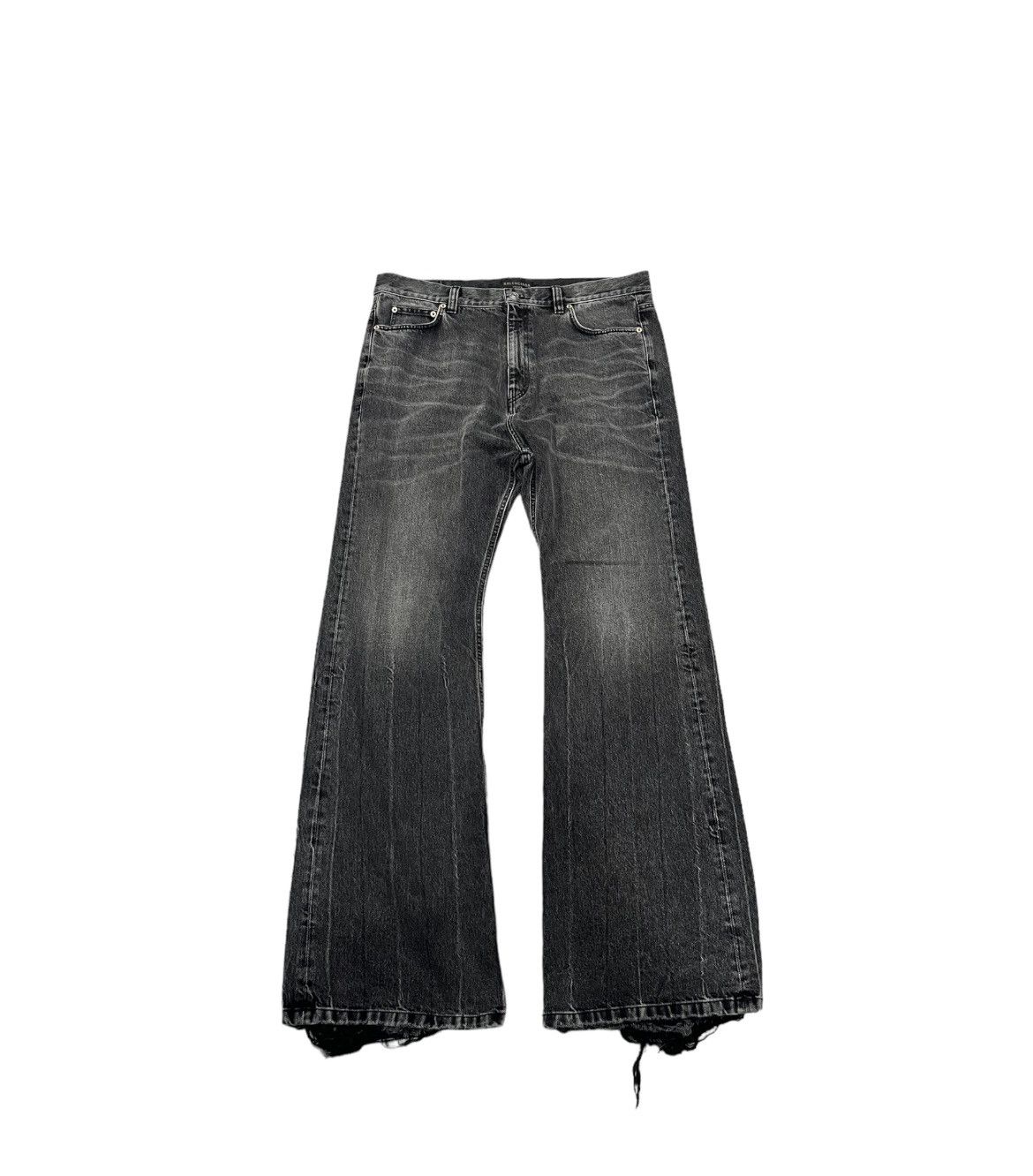 image of Balenciaga Lost Tapes Denim Fw22 in Black, Men's (Size 34)