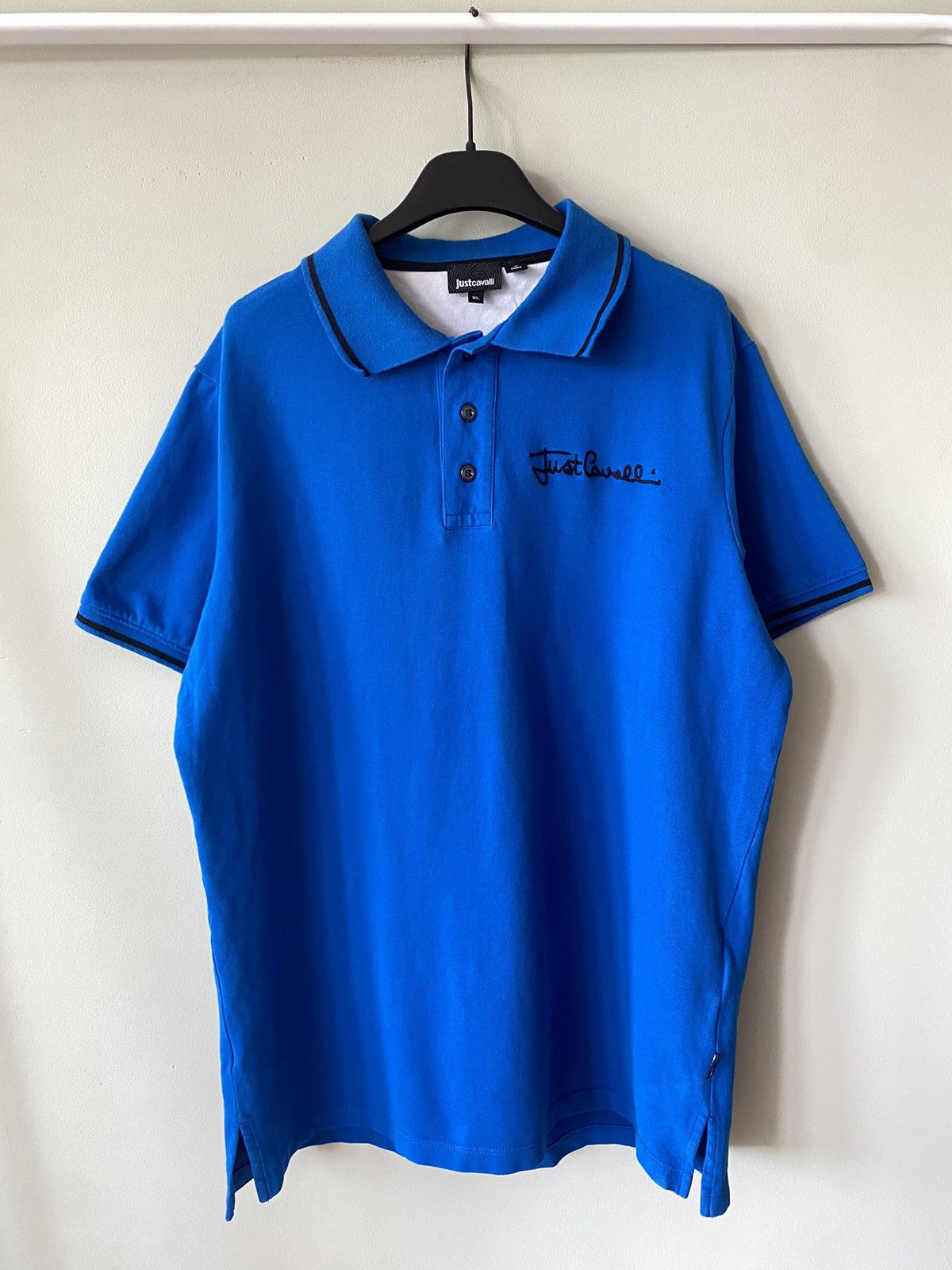 Just Cavalli Just Cavalli Callgraphy Script Logo Polo t shirt Size US XL / EU 56 / 4 - 2 Thumbnail