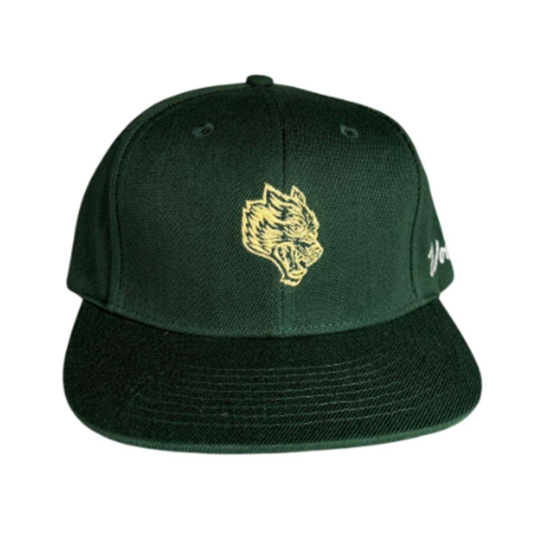 Darc Sport Darcsport Wolf Head Fitted Hat Forest Green Size ONE SIZE - 1 Thumbnail
