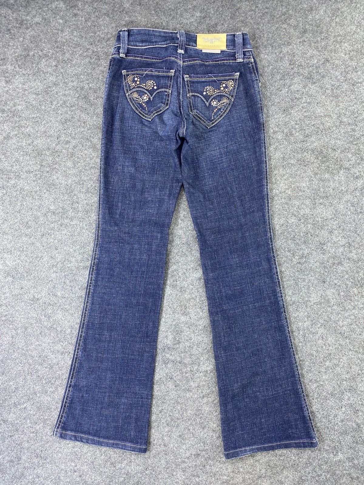 Jean × Levi's × Vintage Vintage Levis Blue Wash Flare Jeans - J1065 Size 25" / US 0 / IT 36 - 4 Thumbnail