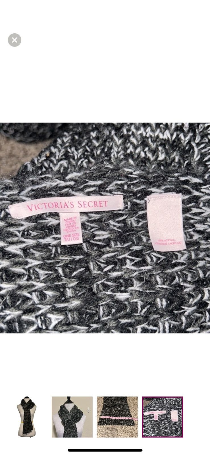 Victoria's Secret Victoria’s Secret multiway scarf Size ONE SIZE - 2 Thumbnail