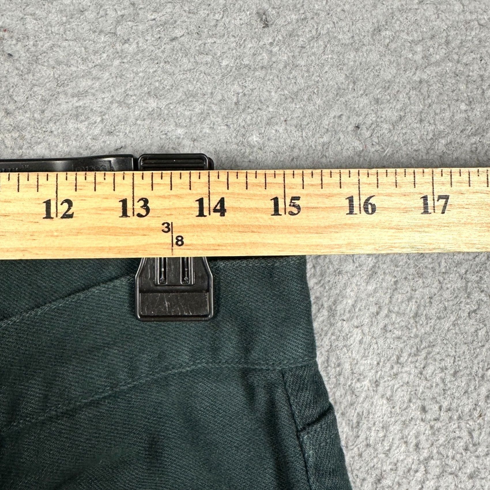 3x1 NYC Jeans 3x1 Mens Dark Green Slim Tapered Leg Button Fly 5 Pocket Casual EUC Jeans Size US 30 / EU 46 - 7 Thumbnail