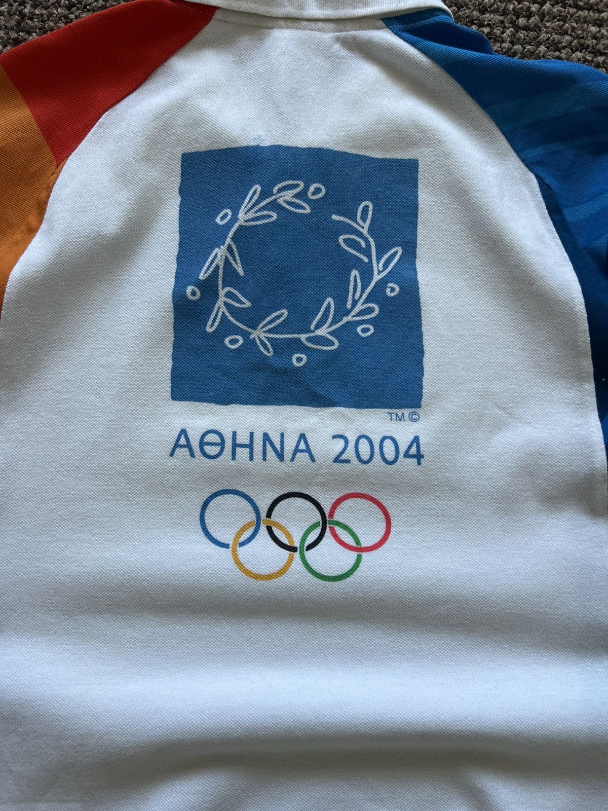 Vintage ADIDAS Olimpic Games ATHENS 2004 T-Shirt Vintage Size US M / EU 48-50 / 2 - 7 Thumbnail
