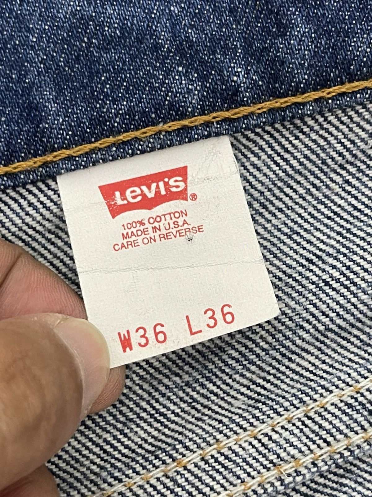 Hysteric Glamour Slight Flare Jeans Vtg 1996 Levi’s 517 USA Orange Tab 2🟦0 Size US 35 - 21 Thumbnail