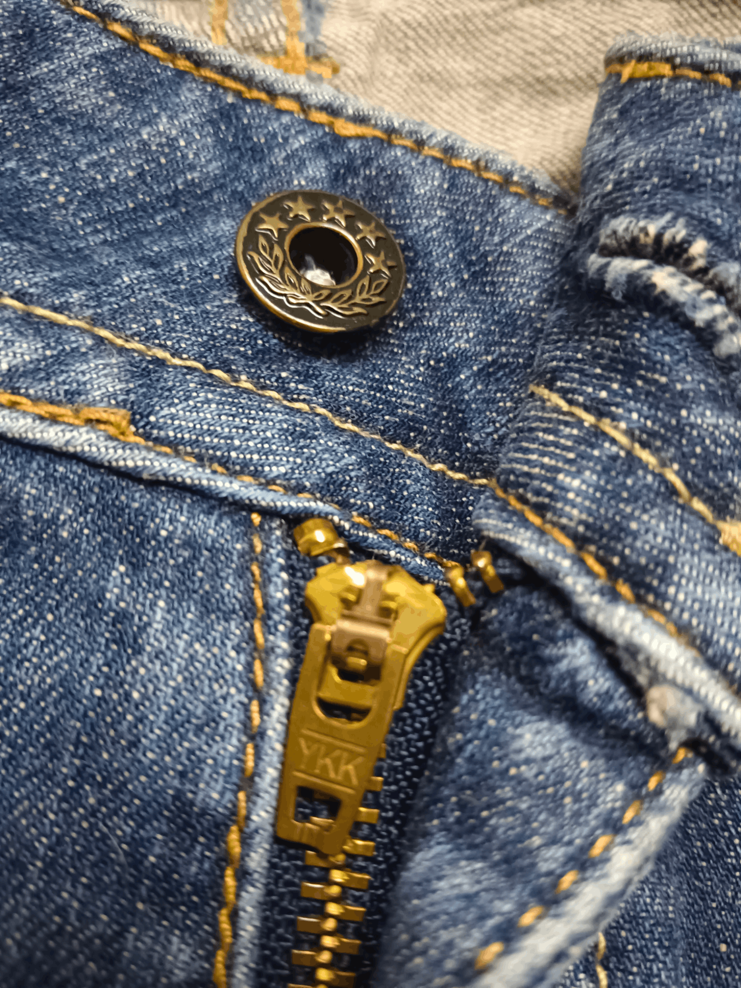 If Six Was Nine Bobson Distressed Stretchable Skinny Flare Bush Denim Size 30" / US 8 / IT 44 - 11 Thumbnail