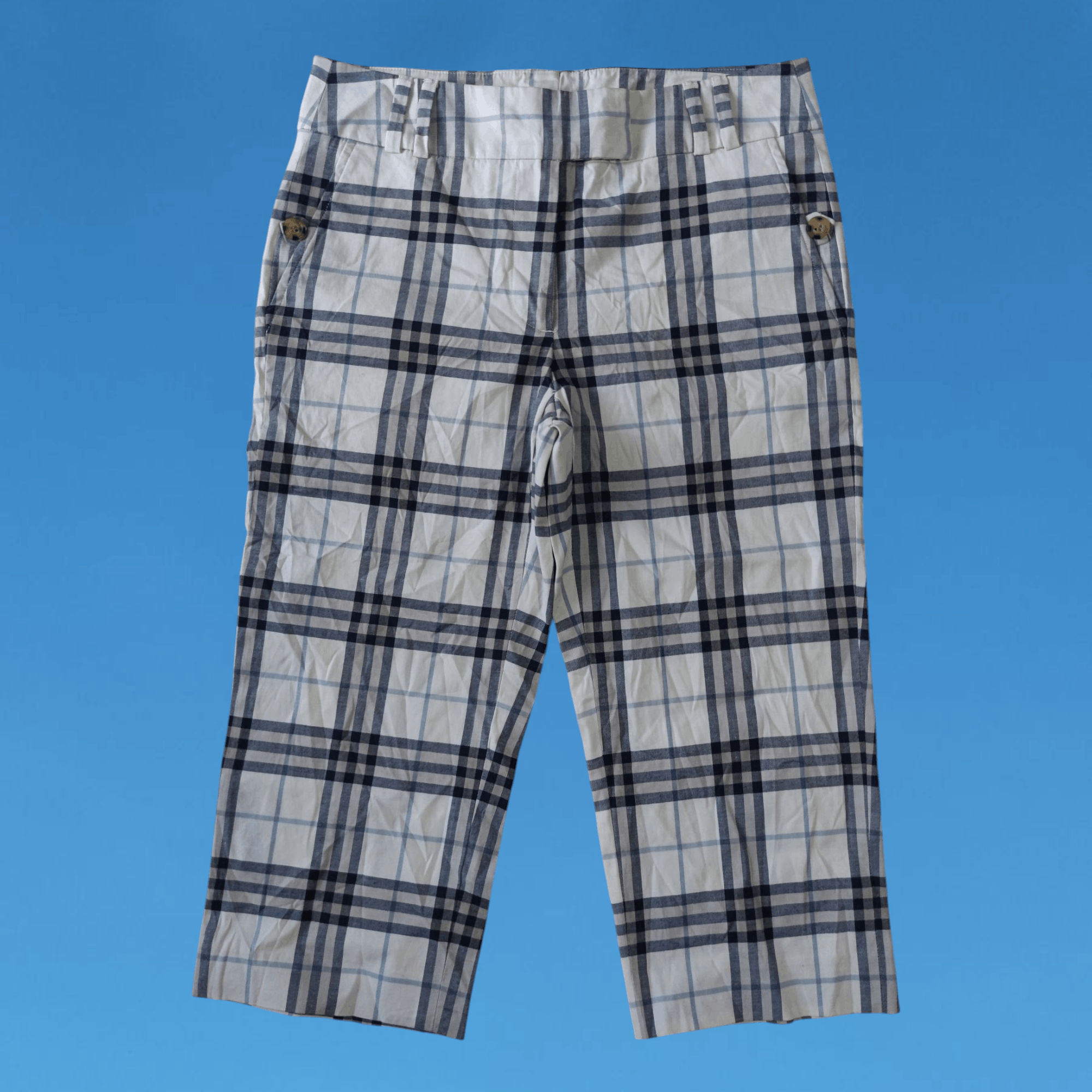 Burberry Burberry Nova Check Shorts Made In Italy Size 27" / US 4 / IT 40 - 1 Thumbnail
