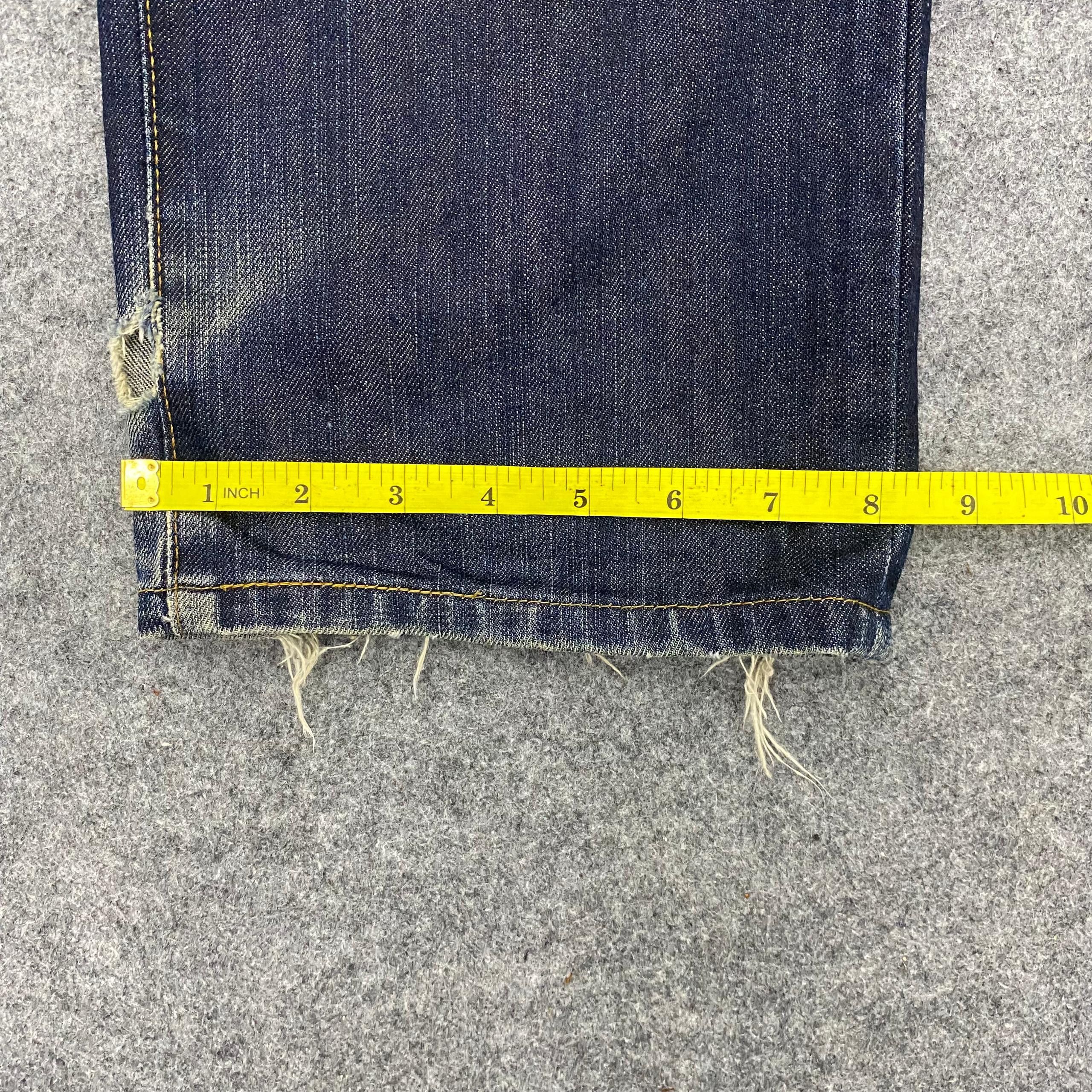 Edwin 💥Best Offer💥Vintage Edwin 503 Distressed Denim Size US 31 - 6 Thumbnail