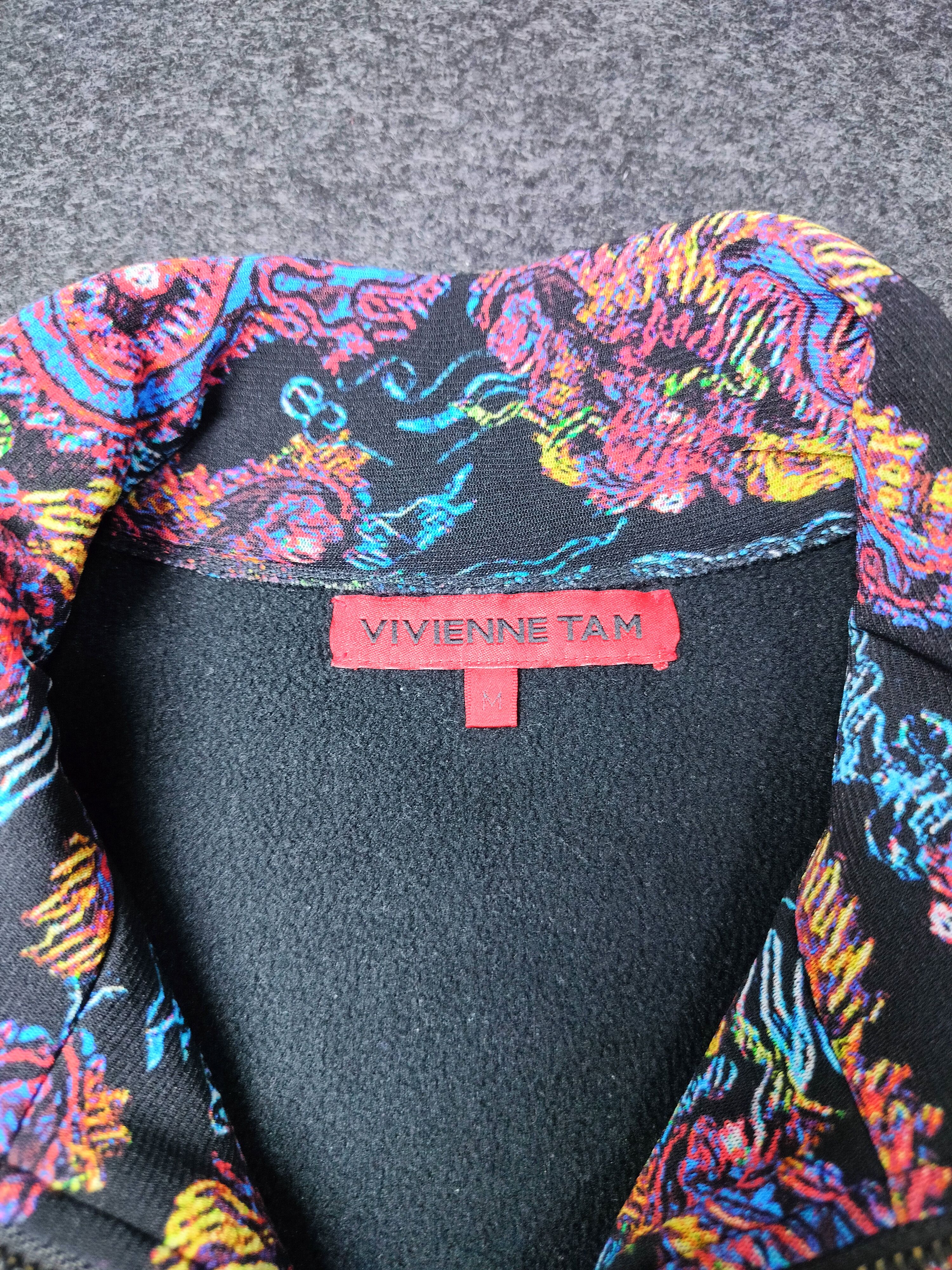 Vivienne Tam Rare Vivienne Tam Dragon All Over Print Zip Up Jacket Size M / US 6-8 / IT 42-44 - 9 Thumbnail
