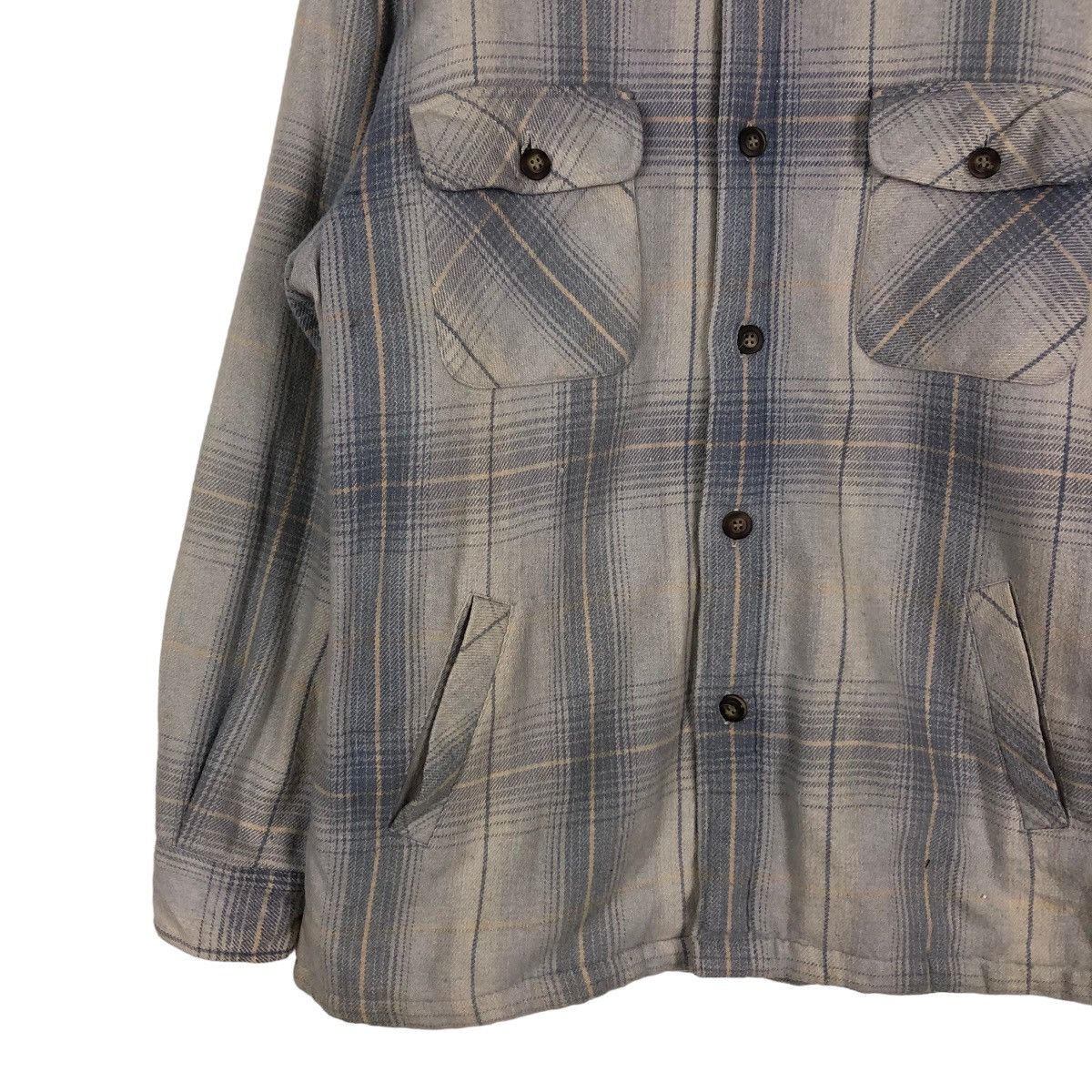 Flannel 📌VINTAGE FLANNEL SHIRT JACKET WORKER SEA HOP ISSEY MIYAKE Size US L / EU 52-54 / 3 - 12 Thumbnail