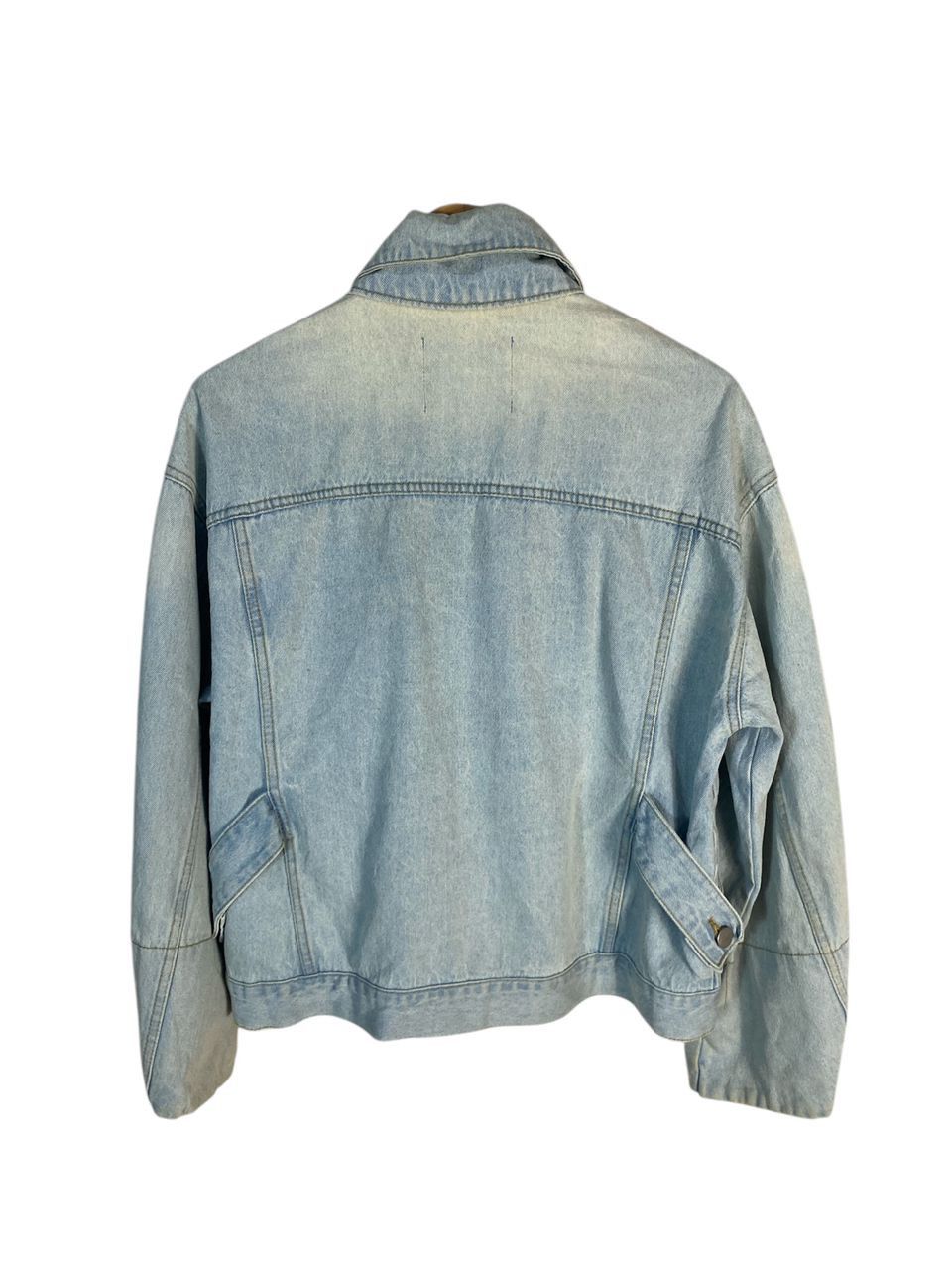 Japanese Brand Unisex🔥Cecil mc bee baggy sleeve denim jacket Size M / US 6-8 / IT 42-44 - 2 Thumbnail