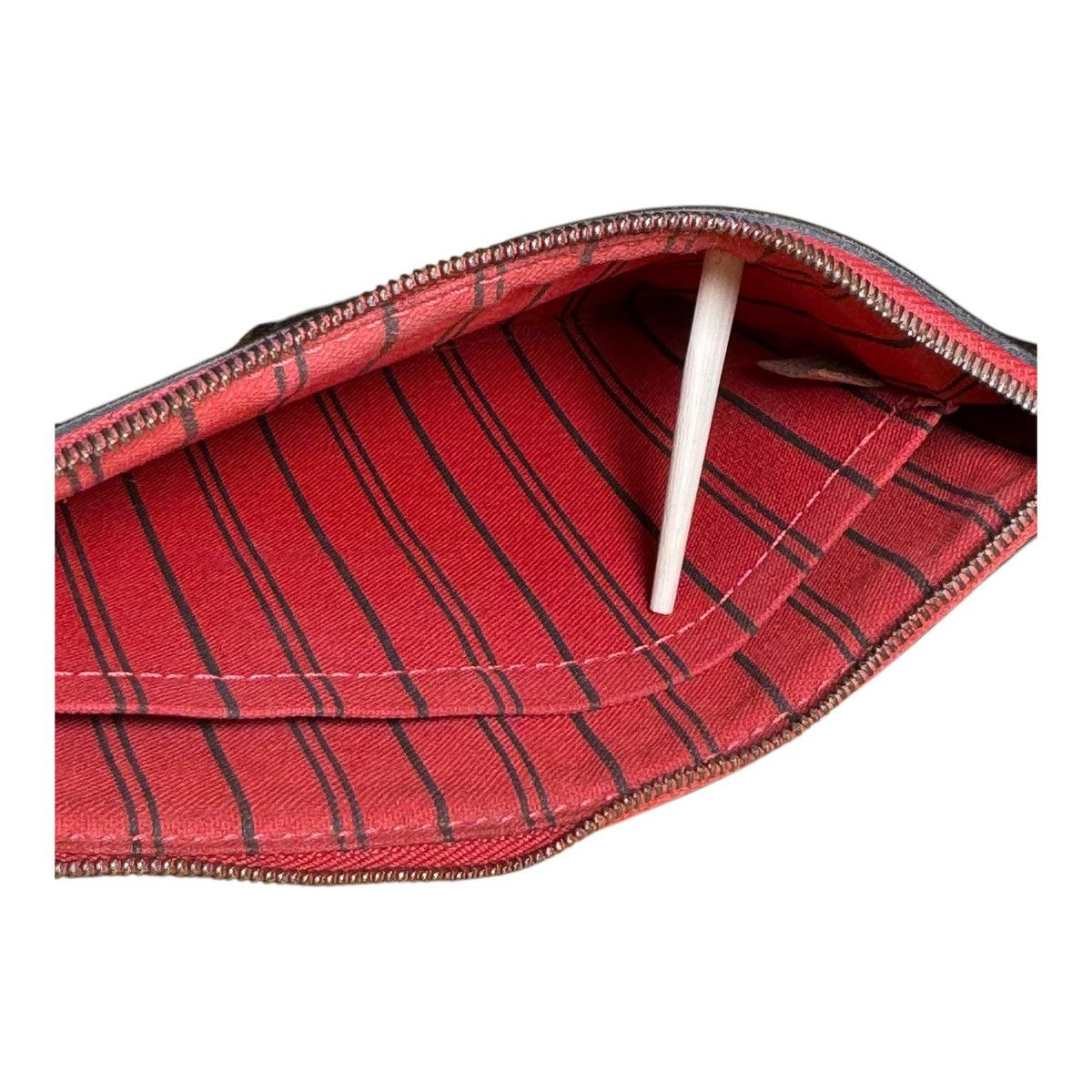Louis Vuitton LOUIS VUITTON Neverfull Pouchette / Wristlet Monogram Brown Size ONE SIZE - 12 Thumbnail