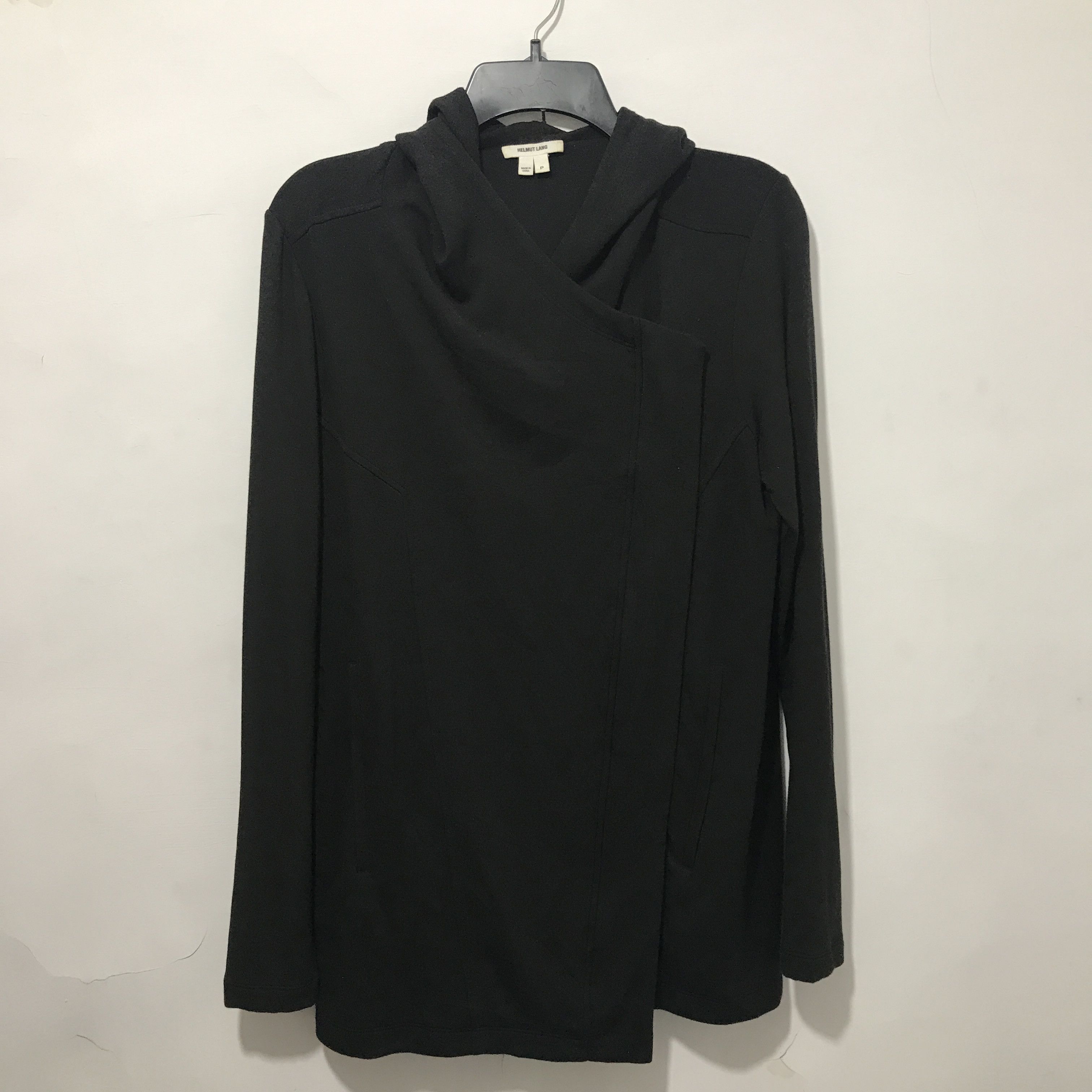 Helmut Lang HELMUT LANG ASYMETRYCAL HOODIE BLACK Size M / US 6-8 / IT 42-44 - 1 Thumbnail