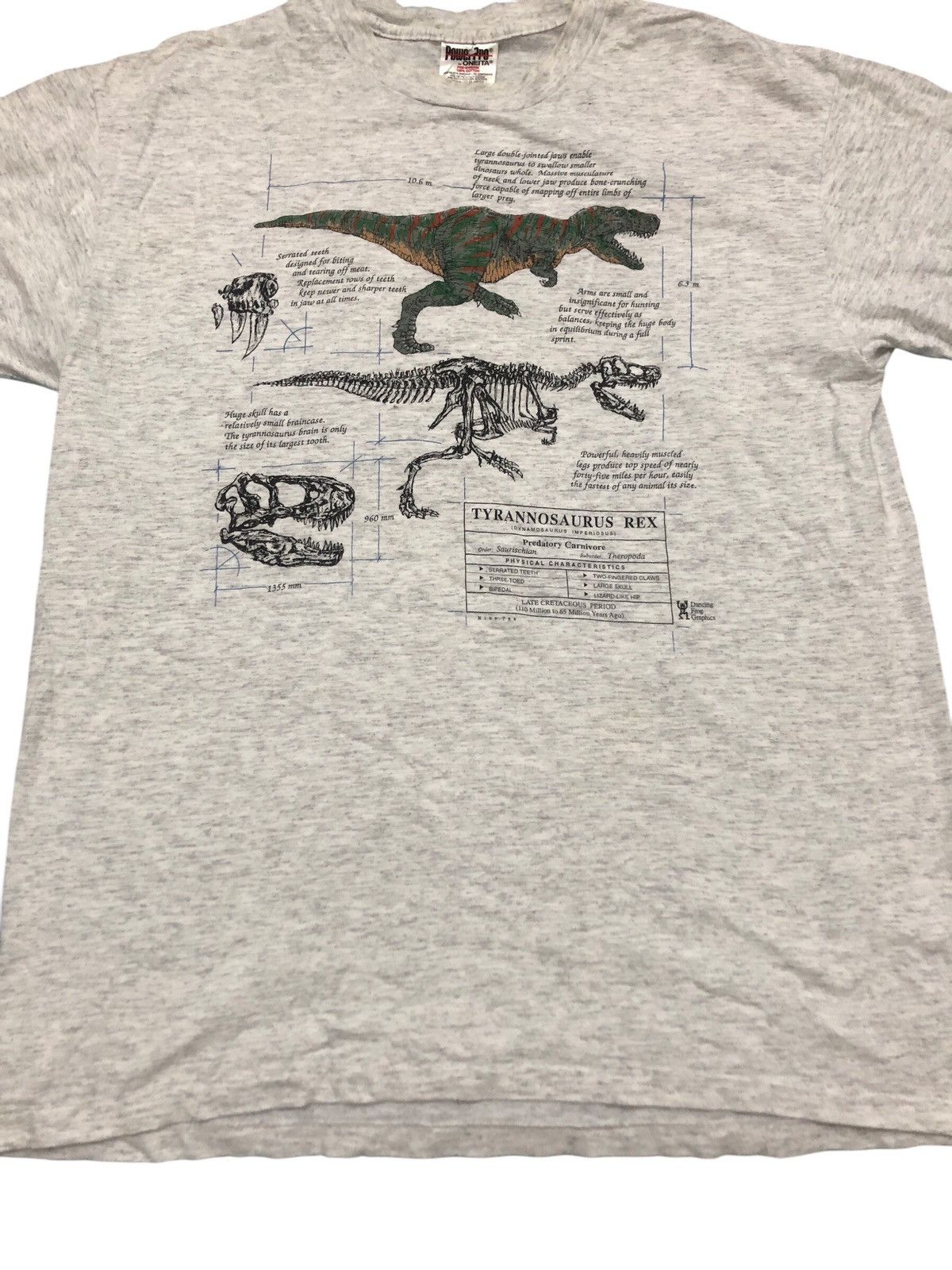 Japanese Brand × Vintage 🐲Men’s Vintage T-Shirt T-Rex Specification Size US L / EU 52-54 / 3 - 2 Thumbnail