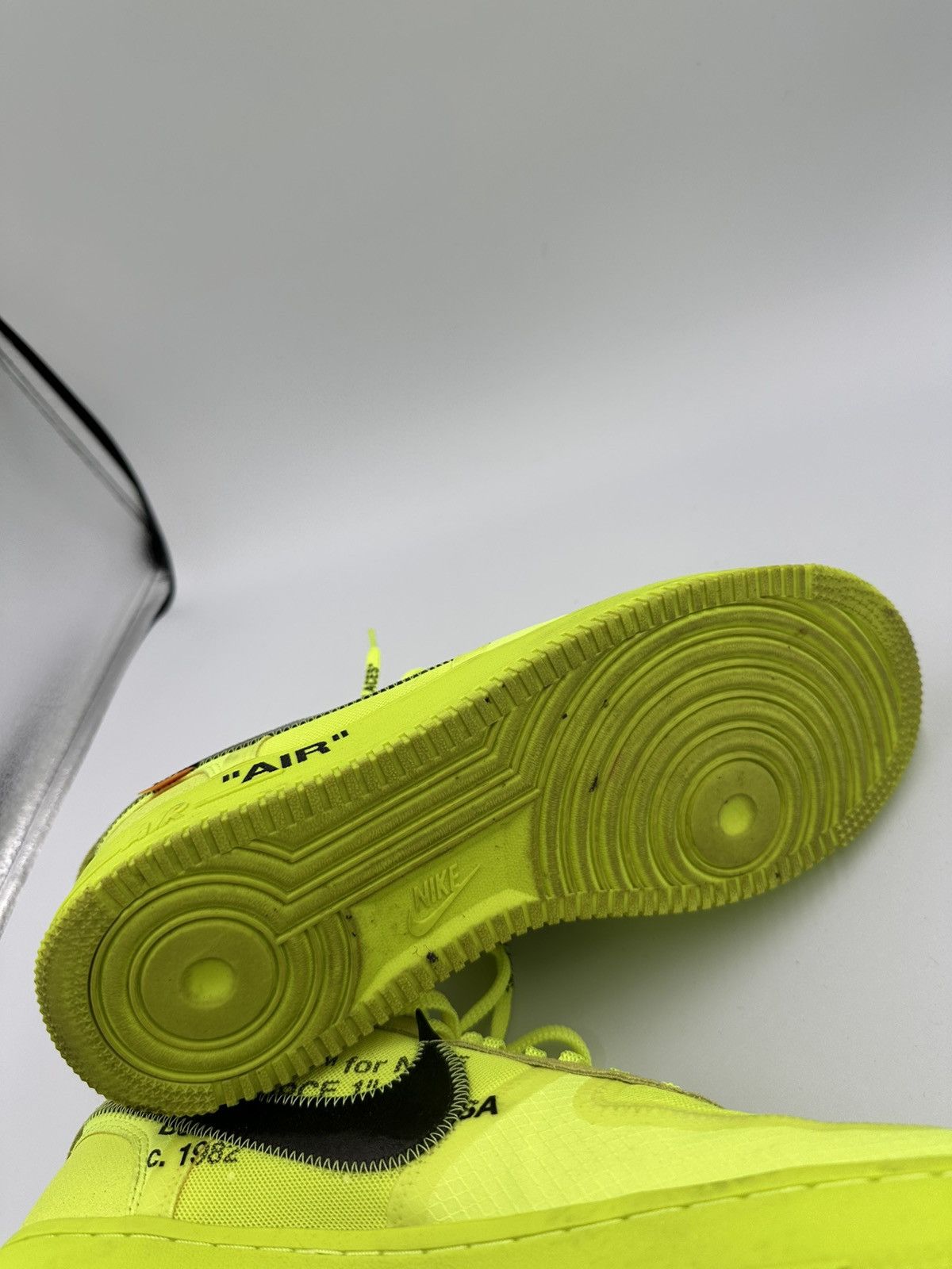Nike × Off-White Nike OFF-White Volt Air Force 1 Size US 10 / EU 43 - 17 Thumbnail