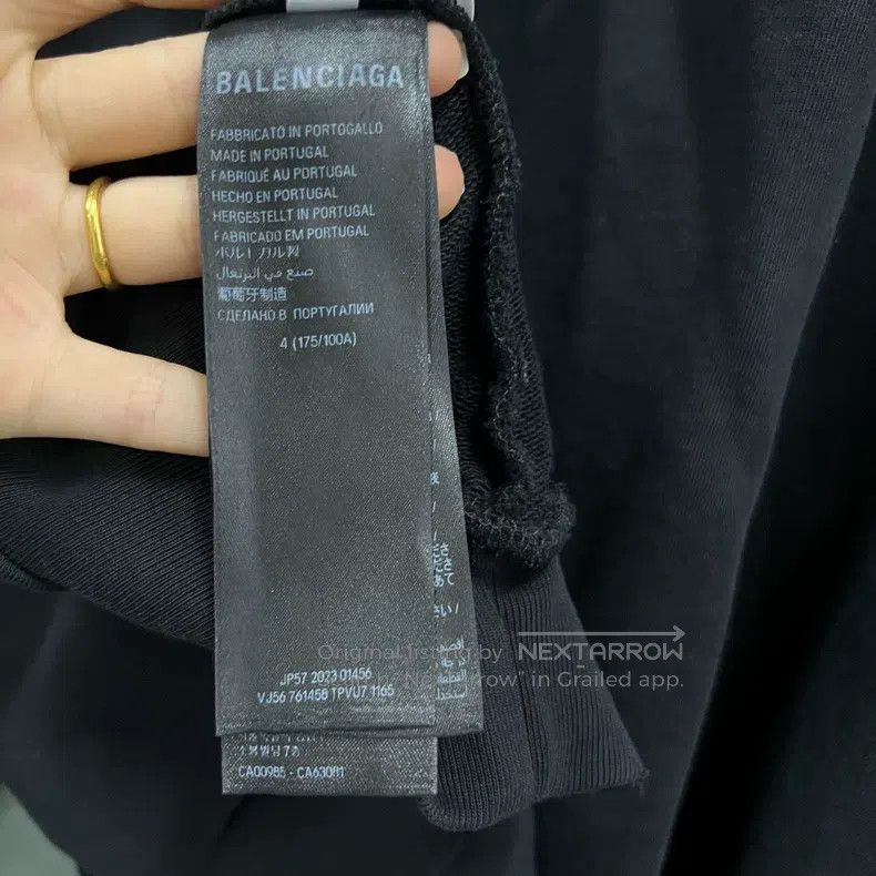 Balenciaga Balenciaga Front Printed Logo Hoodie Size US XL / EU 56 / 4 - 5 Thumbnail