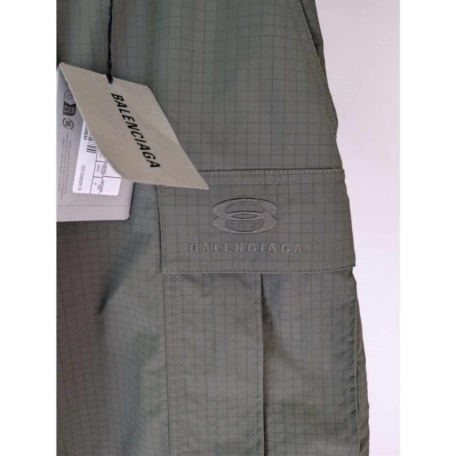 Balenciaga o1rshd1 Light Cargo Pants in Green Size US 30 / EU 46 - 5 Thumbnail