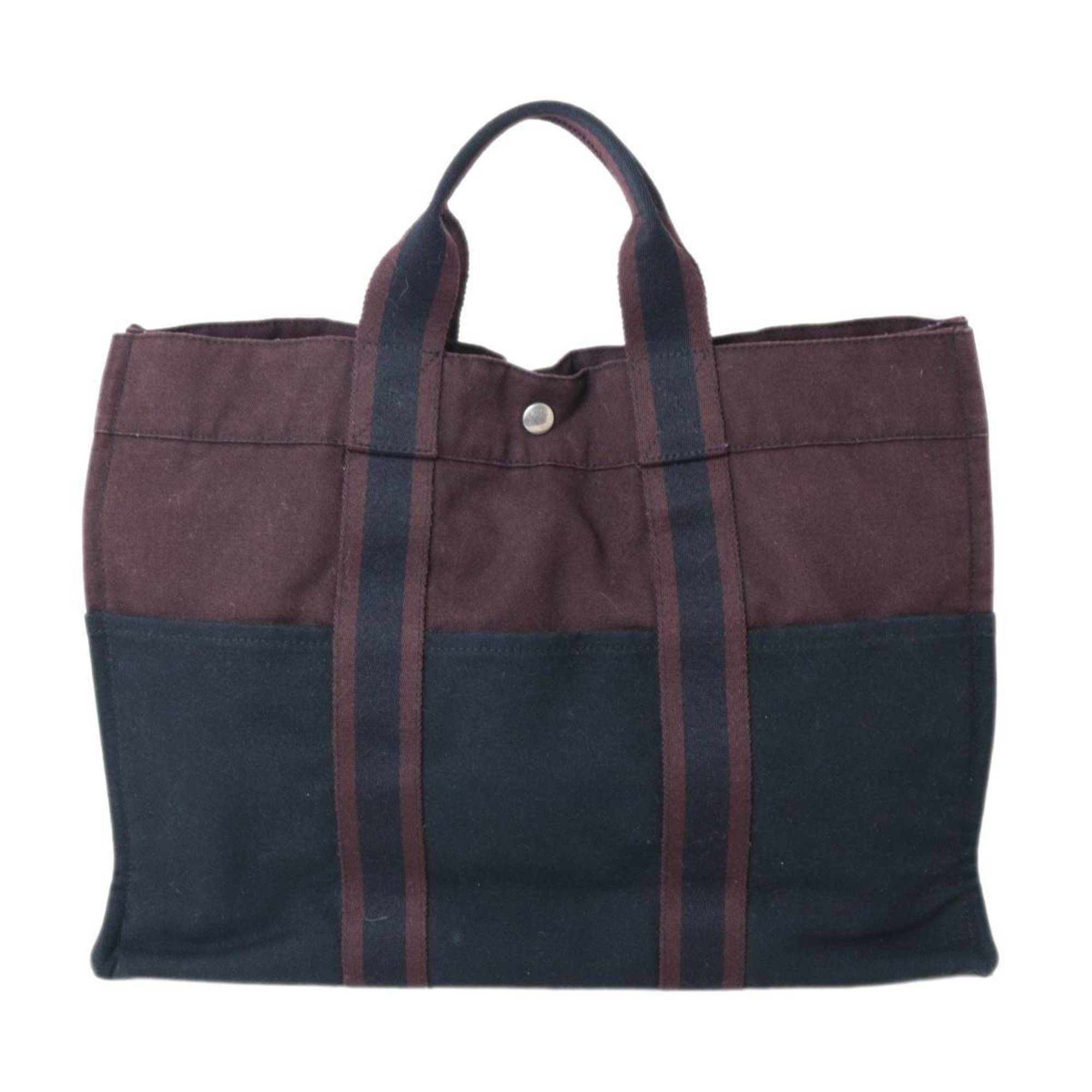 image of Hermes Fourre Tout Tote in Navy, Women's