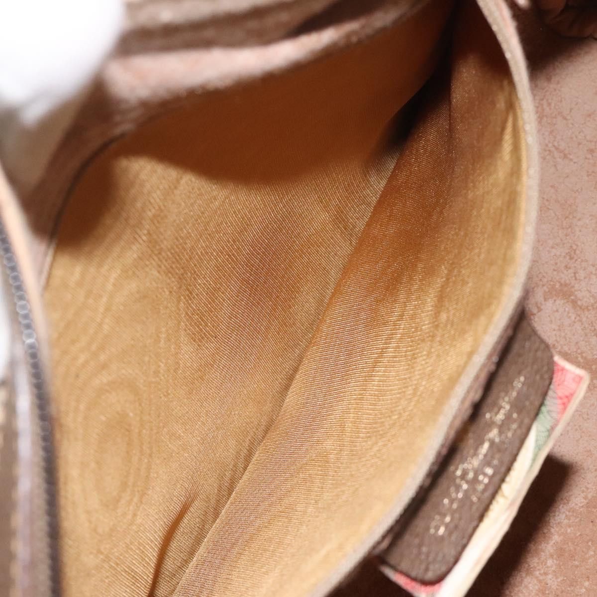 Gucci GUCCI GG Supreme Web Sherry Line Hand Bag Pvc Leather Beige Size ONE SIZE - 21 Thumbnail