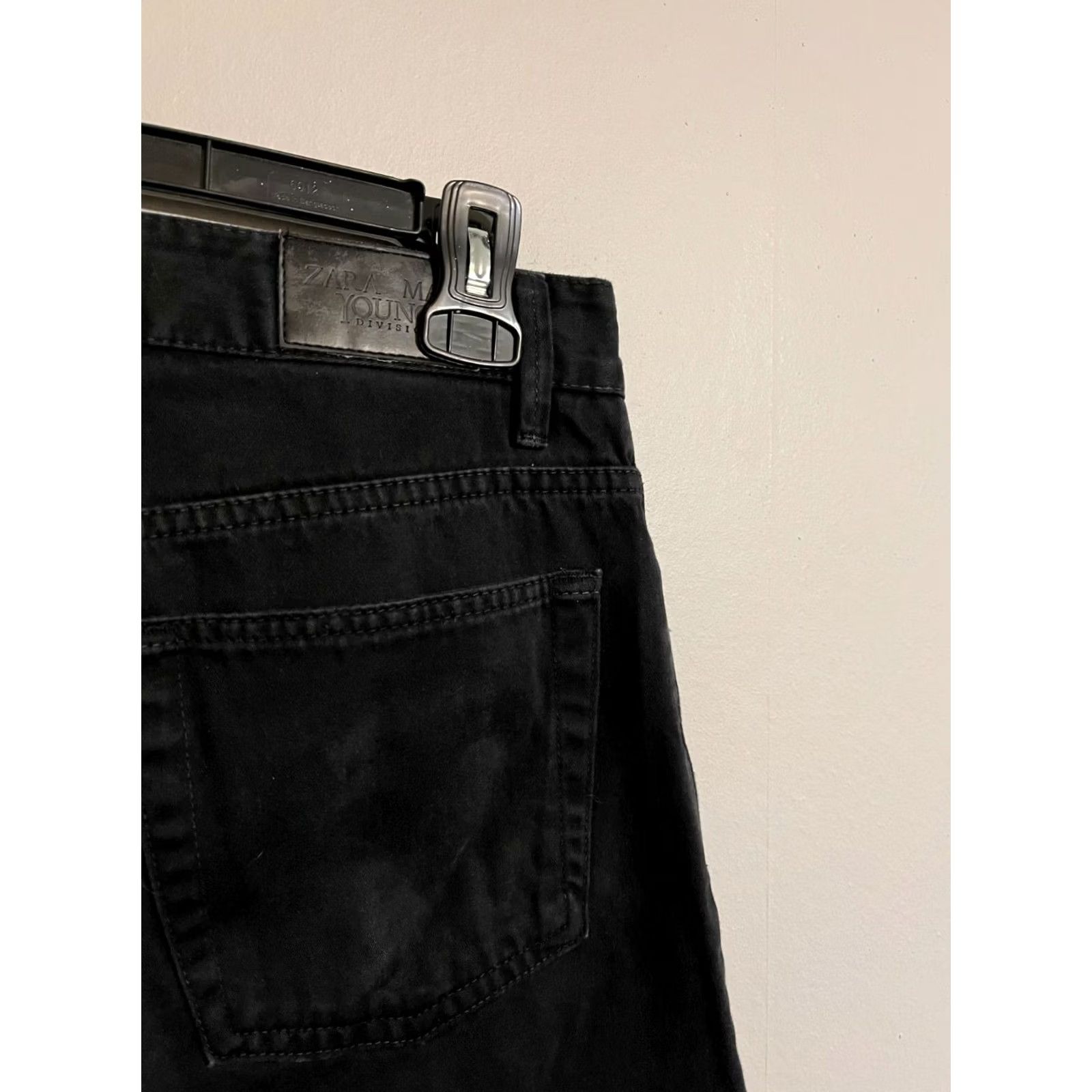 Zara Zara Man Young Division ZR JNS1975 Black Denim Jeans Pants Men's 30 Size US 31 - 4 Thumbnail