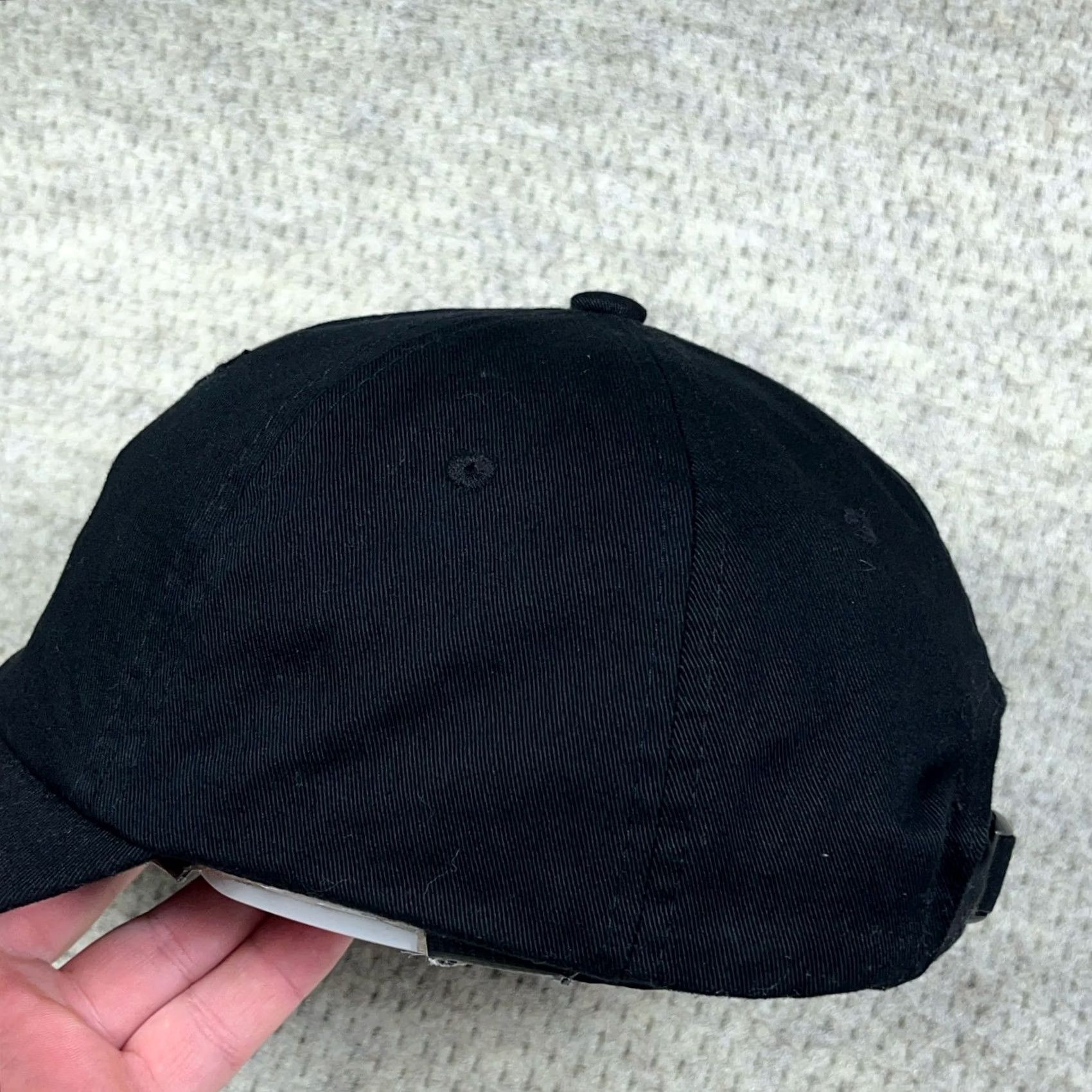 Vintage The Rolling Stones Black Hat Cap Dad Music Rock Band Adjustable Strap Back 80s 90s Mens Size ONE SIZE - 4 Thumbnail