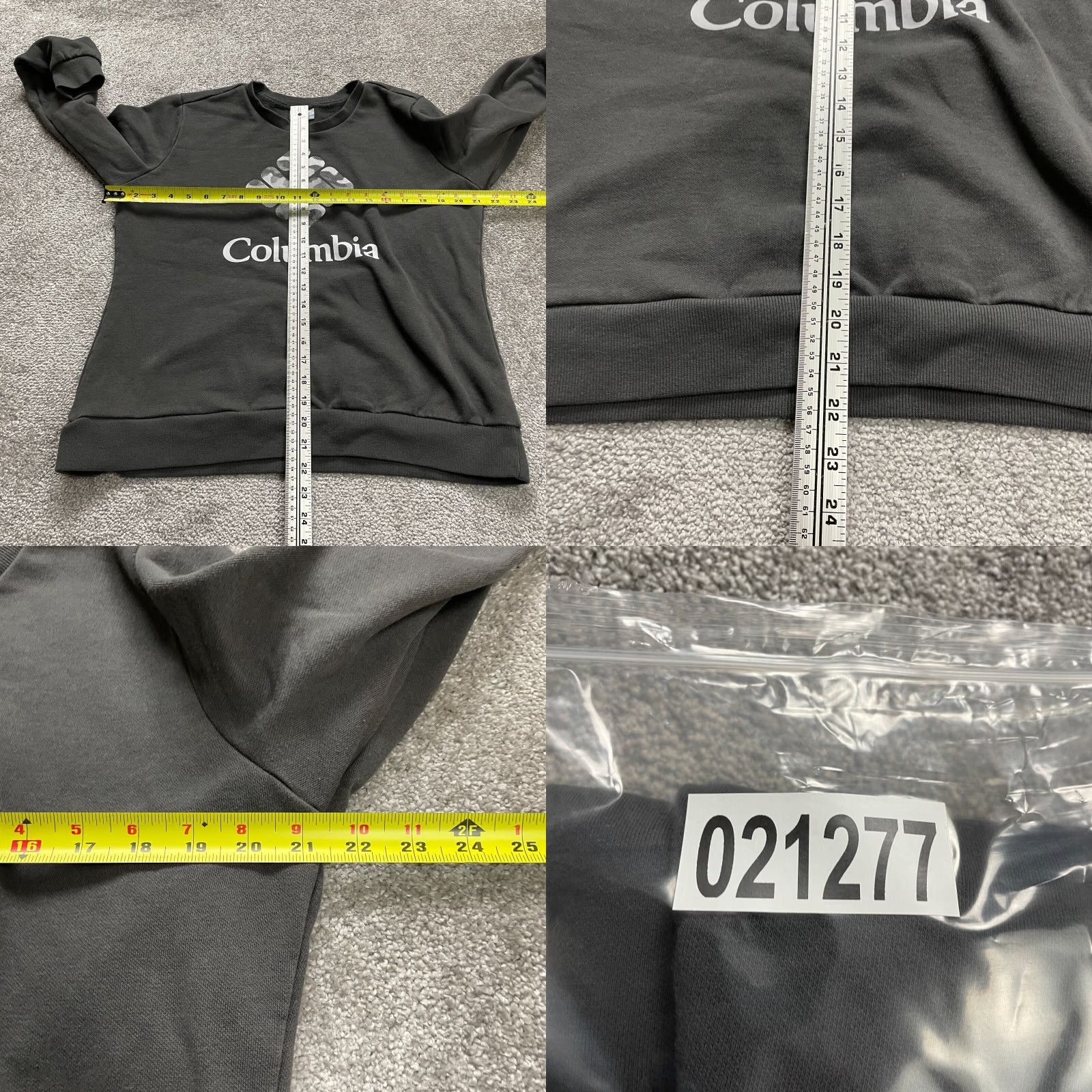 Vintage Columbia Sweatshirt Womens Large Black Fleece Graphic Crew Neck Pullover Jacket Size L / US 10 / IT 46 - 8 Thumbnail