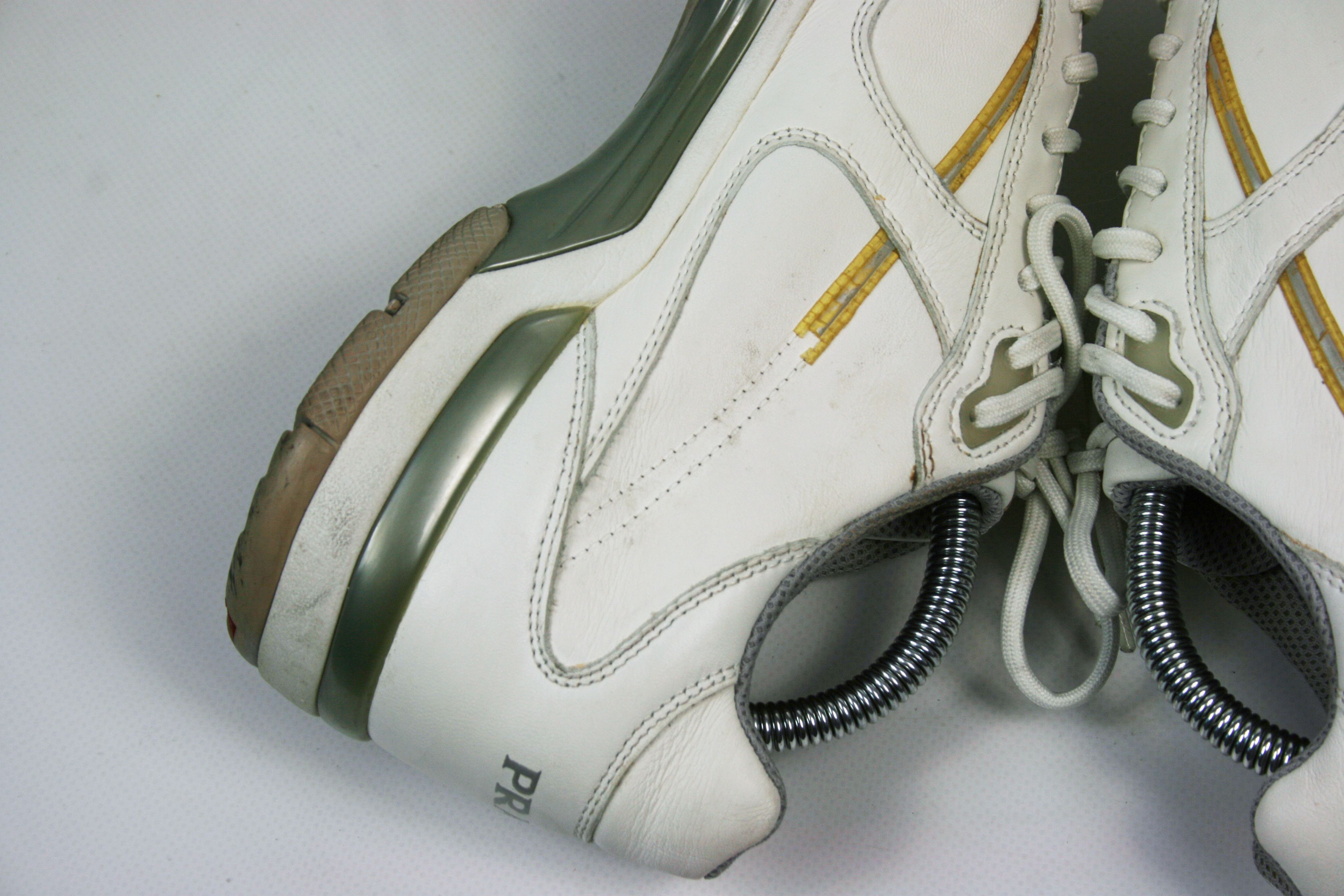 Prada Sport Red Tab Leather Sneakers Size US 7 / EU 40 - 10 Thumbnail