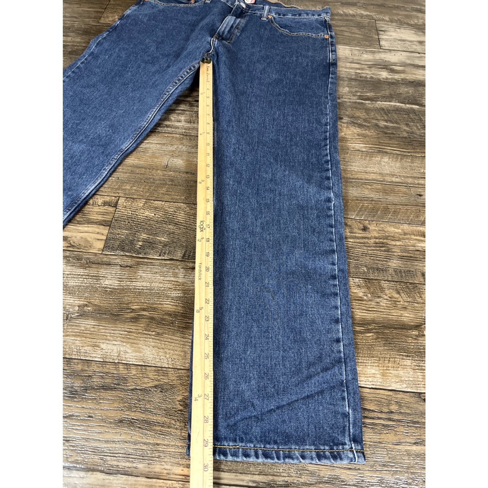 Levi's NWT Levi's 505 Jeans Regular Men 36x30 Red Tab Blue Straight Y2K USA Size US 36 / EU 52 - 4 Thumbnail