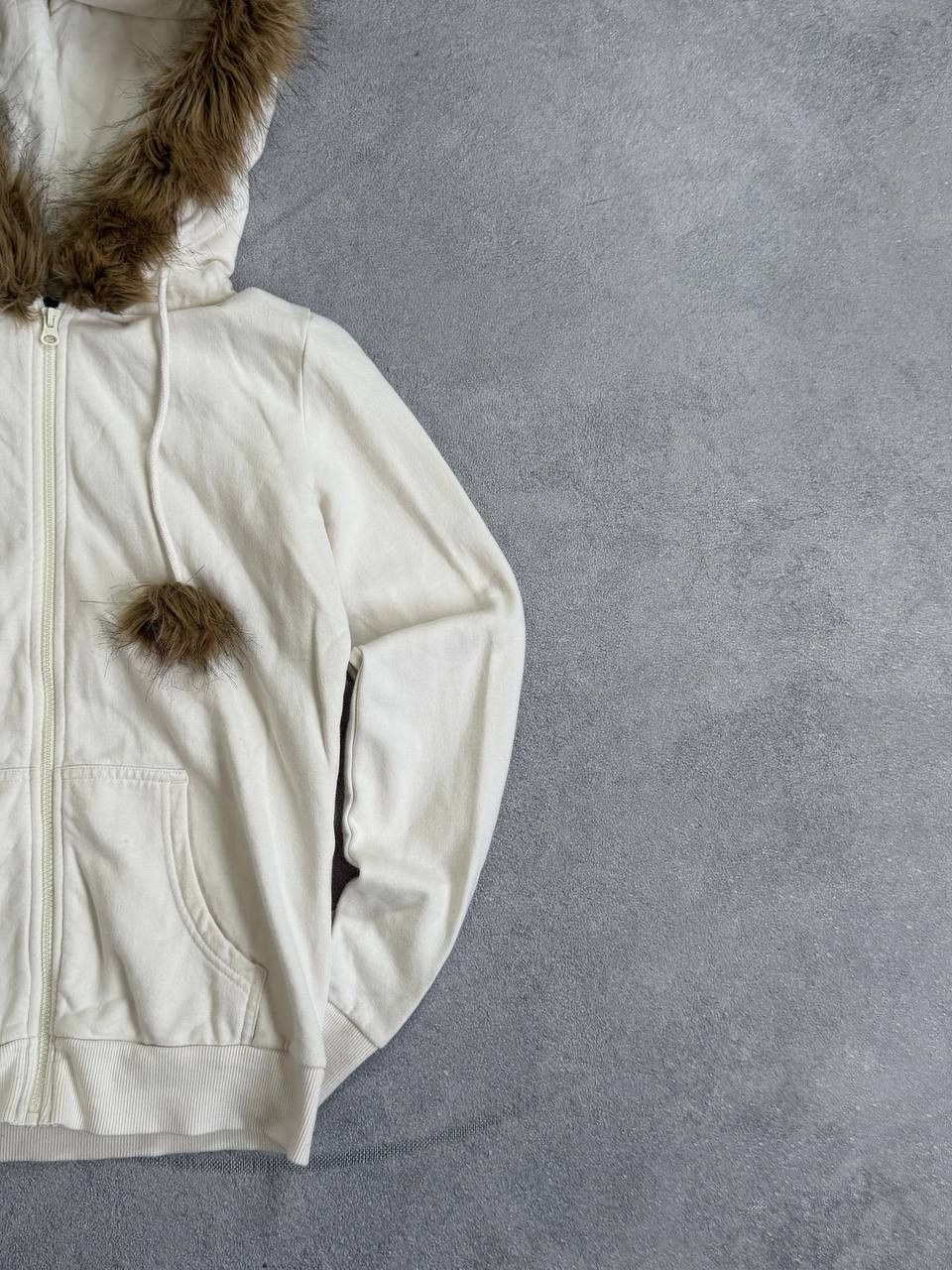 Japanese Brand VTG Faur Fur Avant-Garde Y2K Hoodie Retro Fell Size US S / EU 44-46 / 1 - 5 Thumbnail