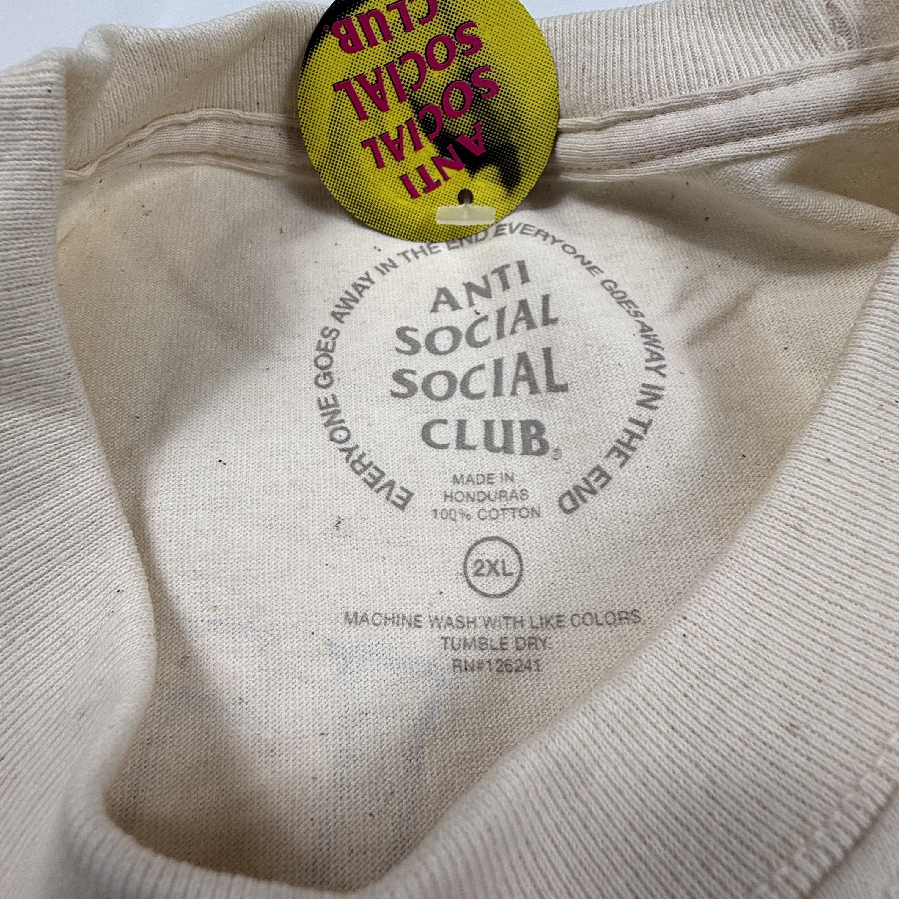 Anti Social Social Club Anti Social Social Club Fire Inside Tee Natural Blue XXL Size US XXL / EU 58 / 5 - 5 Thumbnail