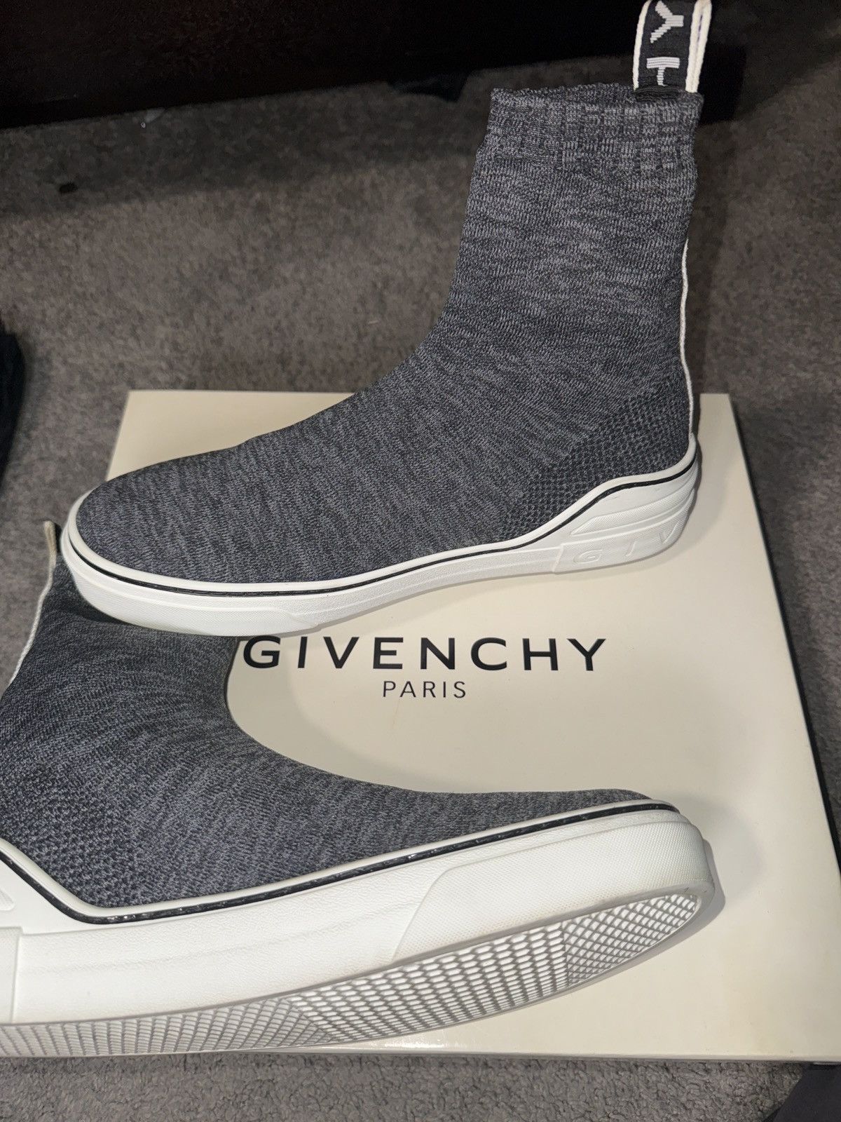 Givenchy Grey George V Givenchy Sock sneakers Size US 10 / EU 43 - 7 Thumbnail
