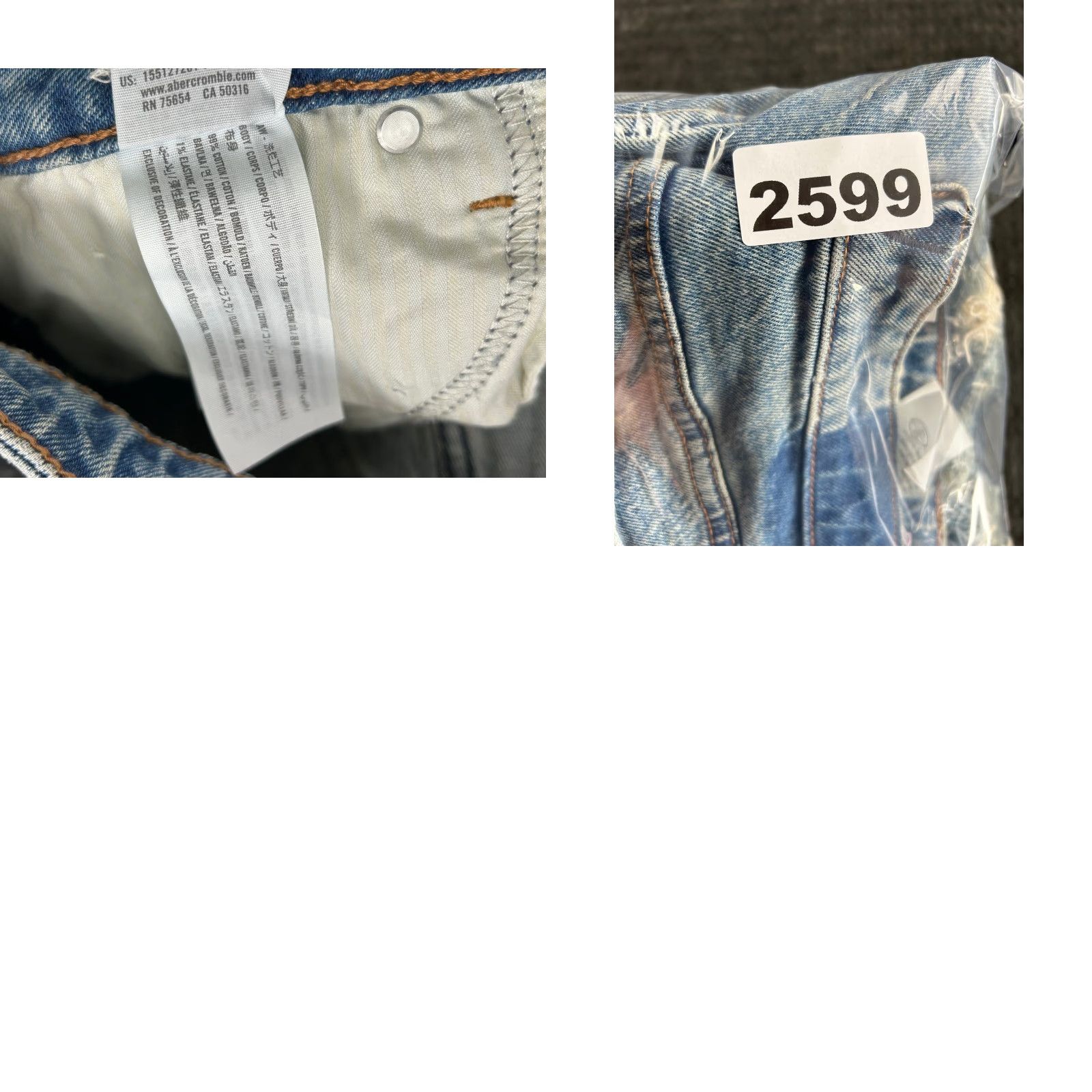 Abercrombie & Fitch Abercrombie & Fitch Womens Jeans Mom High Rise 29 Distressed Blue 8R Regular Denim 5-Pocket Womens Size 30" / US 8 / IT 44 - 8 Thumbnail