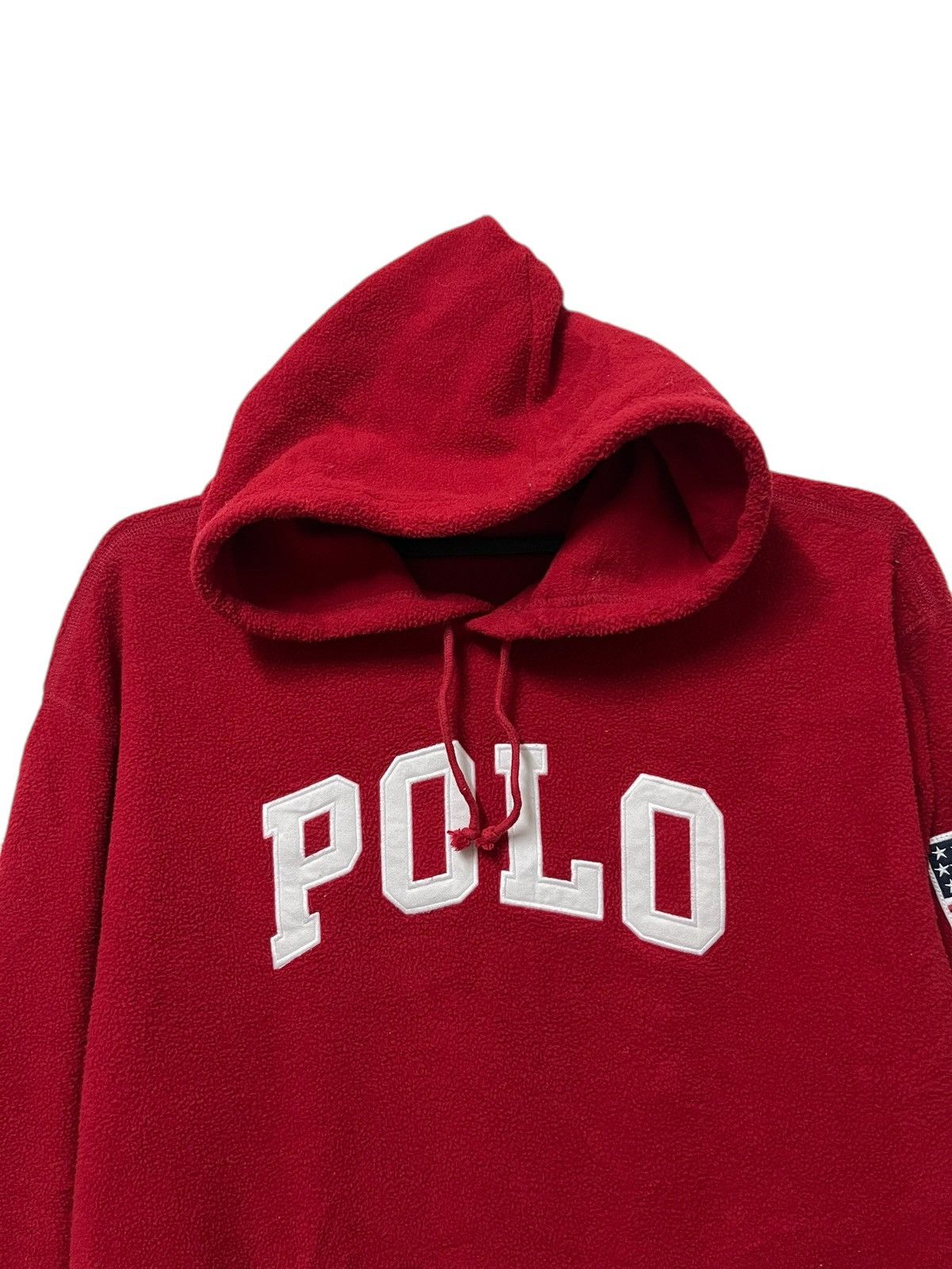 Polo Ralph Lauren 🔥Polo Ralph Lauren Red Fleece Logo Hoodie Size US XL / EU 56 / 4 - 3 Thumbnail