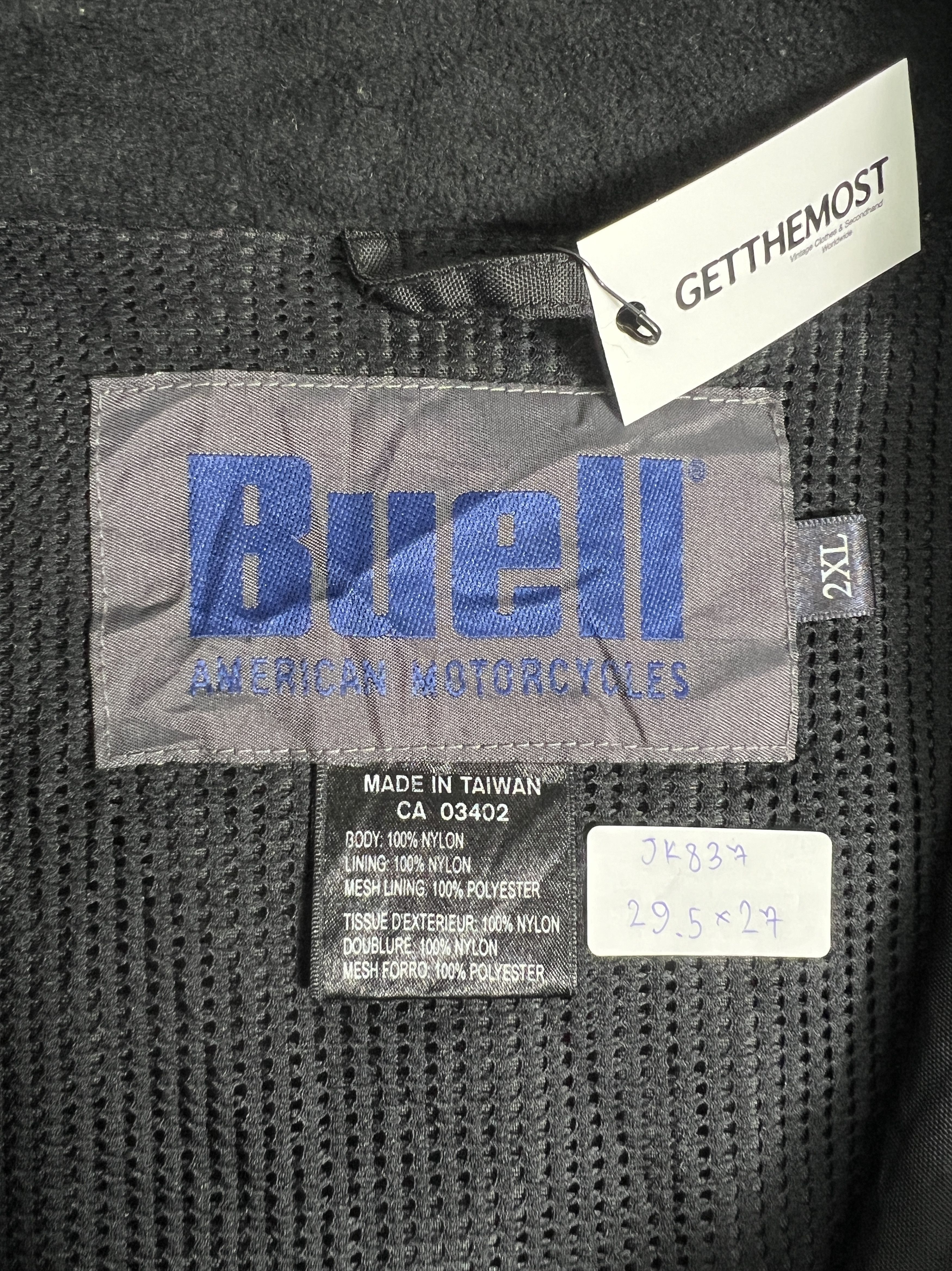 Vintage Vintage Buell American Motorcycles Jacket (XXL) JK837 Size US XXL / EU 58 / 5 - 5 Thumbnail