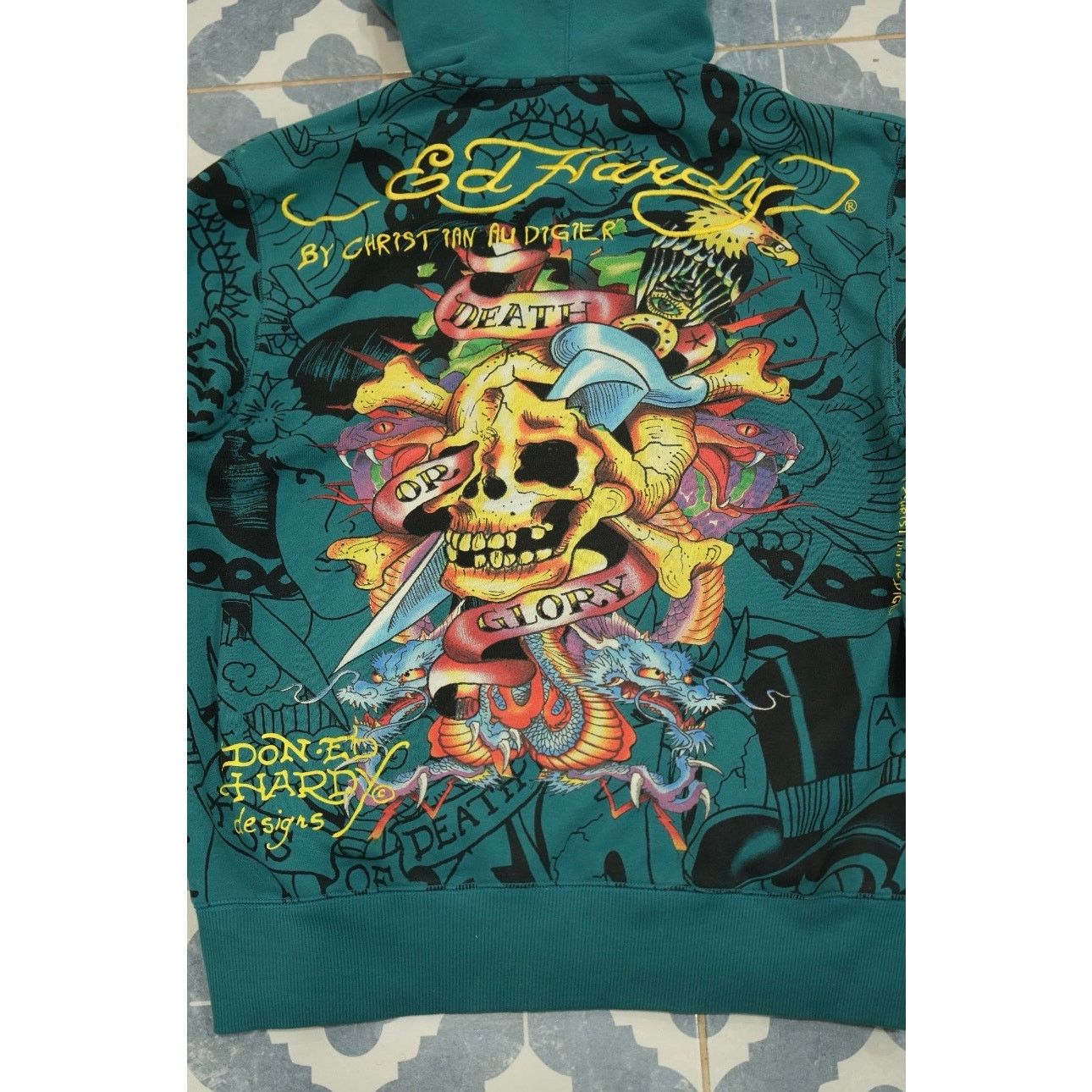 Ed Hardy LIMITED EDITION RELEASE CHRISTIAN AUDIGIER ED HARDY HOODIE Size US M / EU 48-50 / 2 - 2 Thumbnail