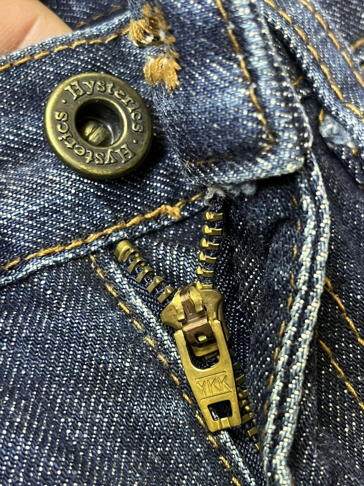 Hysteric Glamour VINTAGE HYSTERIC GLAMOUR HG NON SELVEDGE JEANS Size US 28 / EU 44 - 15 Thumbnail