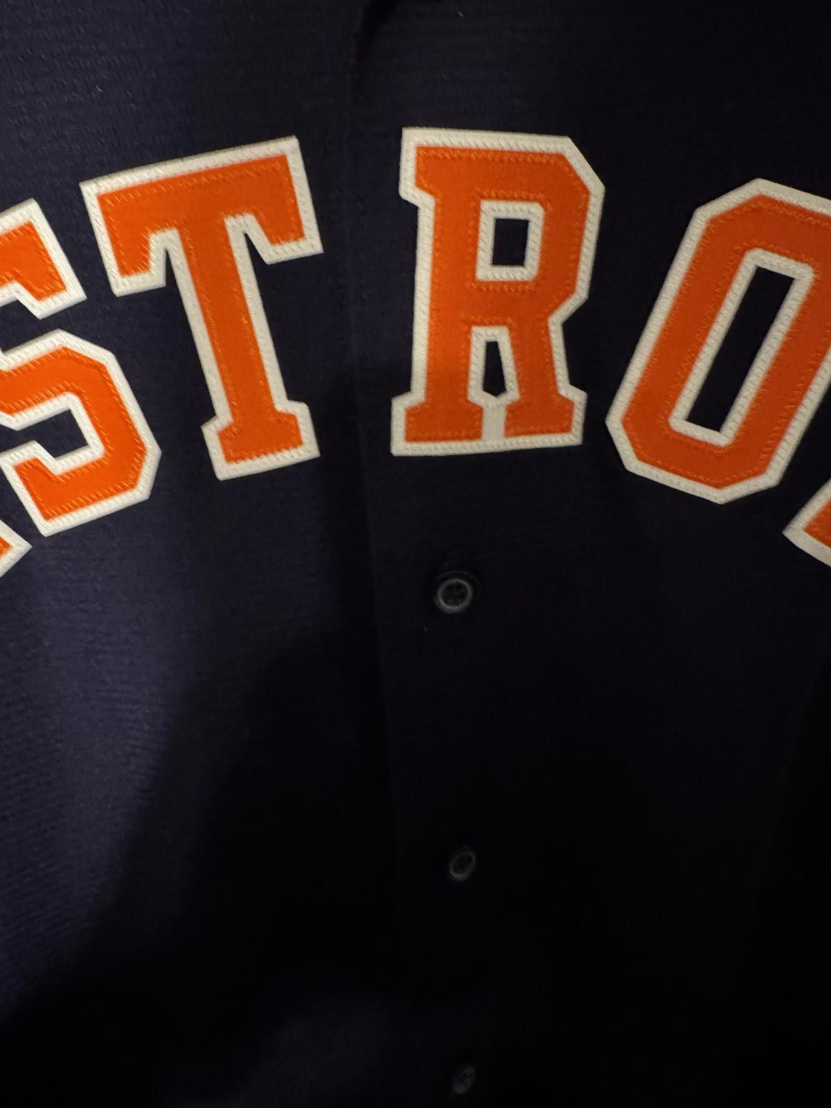 Majestic Houston Astros Majestic #2 Alex Bregman Jersey Men's L Blue Size ONE SIZE - 6 Thumbnail