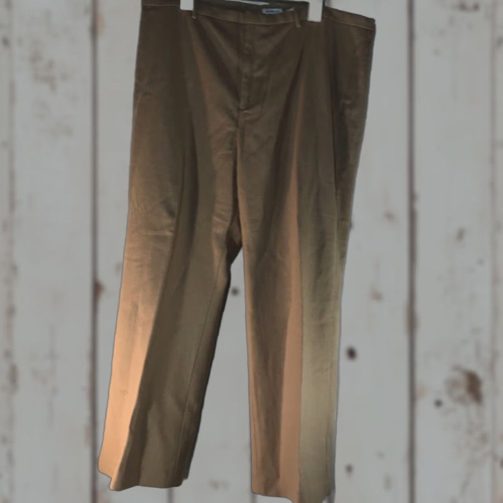 Vintage VINTAGE Cambridge Dry Goods Wool Blend Wide-Leg Dress Pants Womens Plus Size 20 Beige Business Casual Winter Women's Size 42" / US 20 - 1 Thumbnail