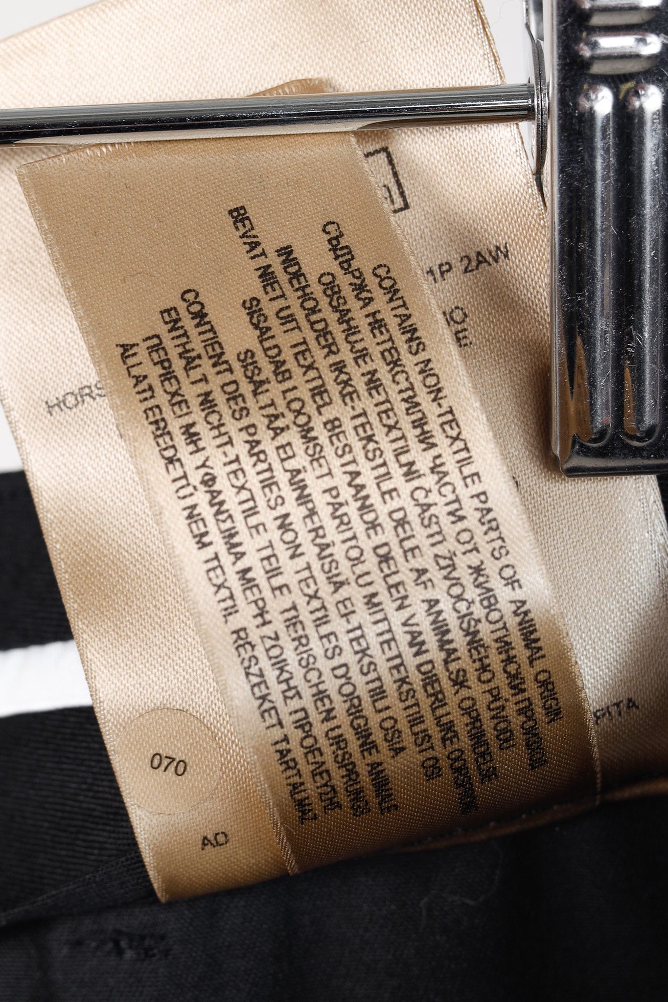 Burberry Burberry Black Stretch-Wool Straight-Leg Trousers Size 28" / US 6 / IT 42 - 12 Thumbnail