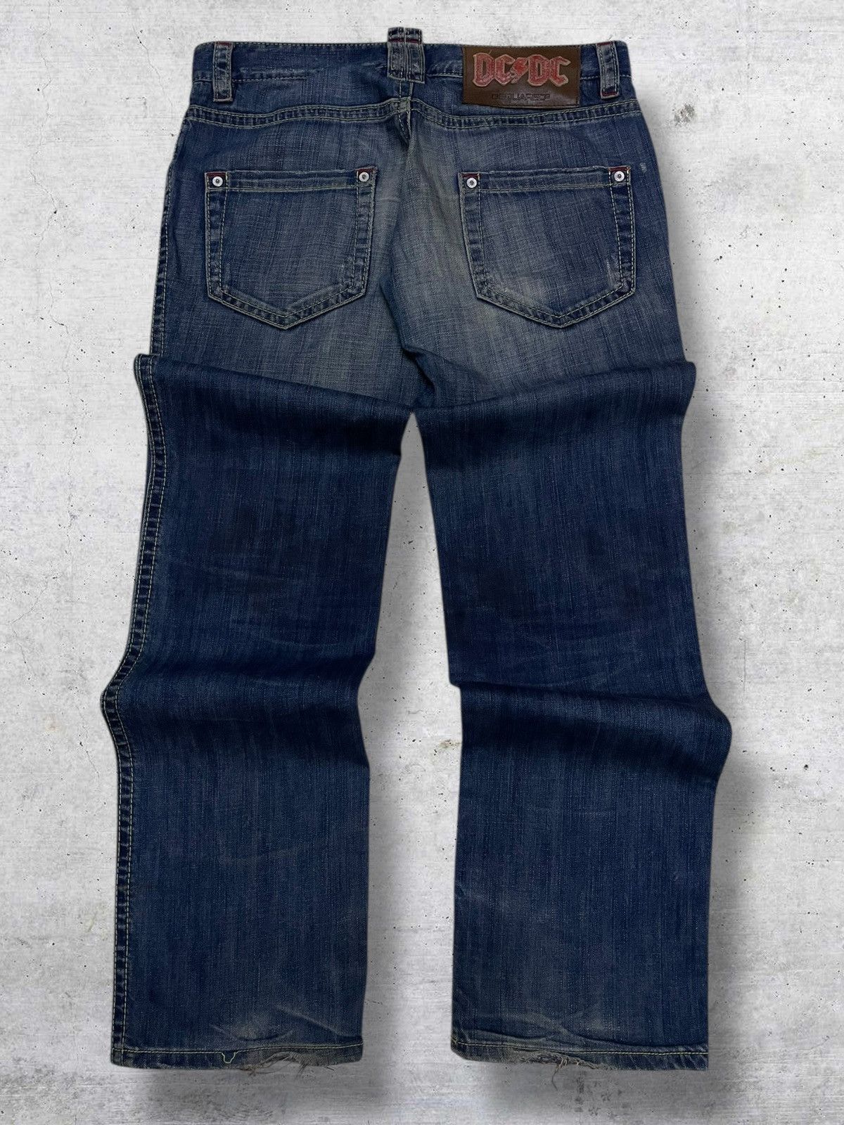 Dsquared2 VINTAGE DESIGNER DSQUARED2 ‘FUCKER’ ACDC RIPPED OG DENIM Size US 32 / EU 48 - 9 Thumbnail