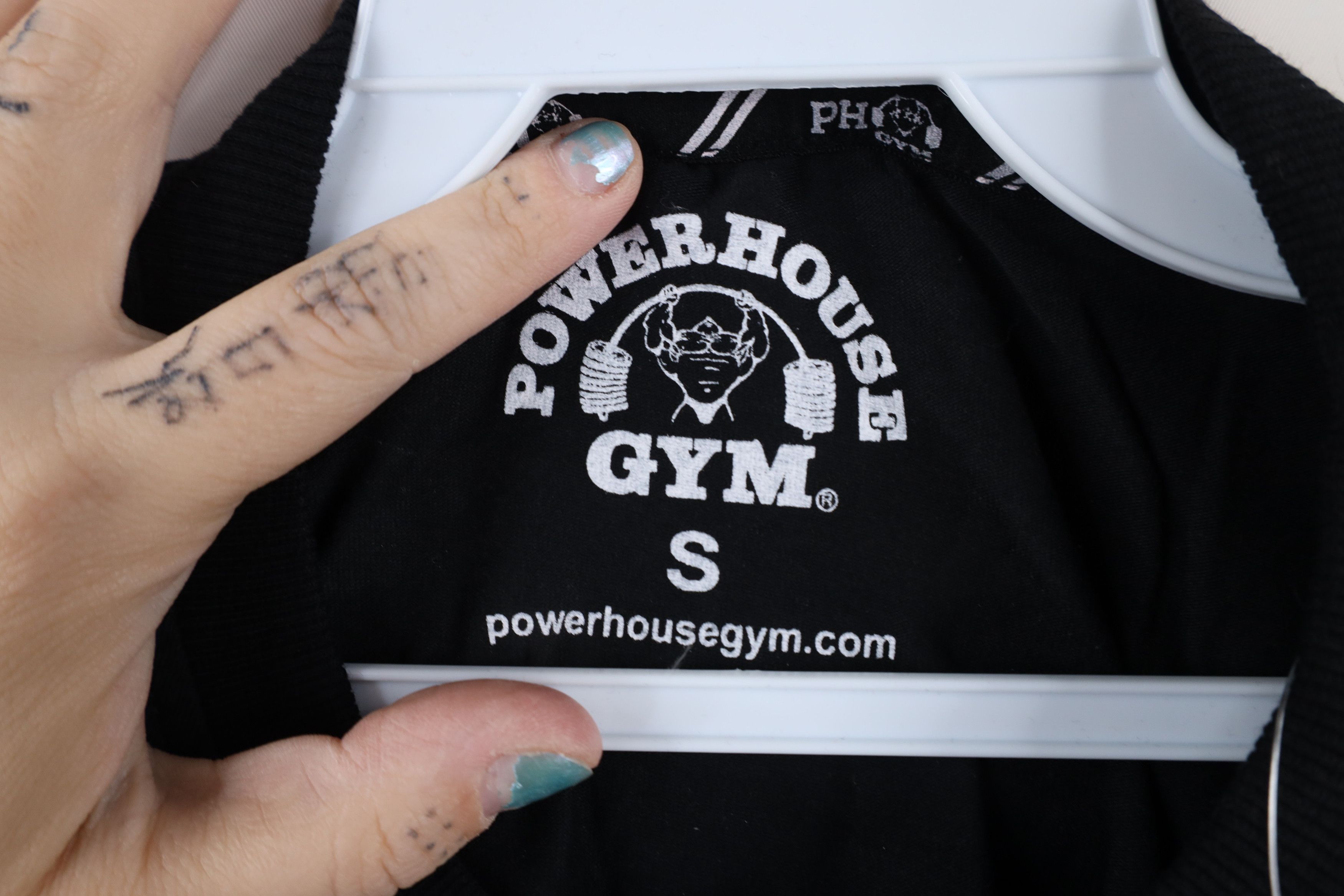 Vintage Deadstock Retro Powerhouse Gym Short Sleeve T-Shirt Black Size US S / EU 44-46 / 1 - 7 Thumbnail