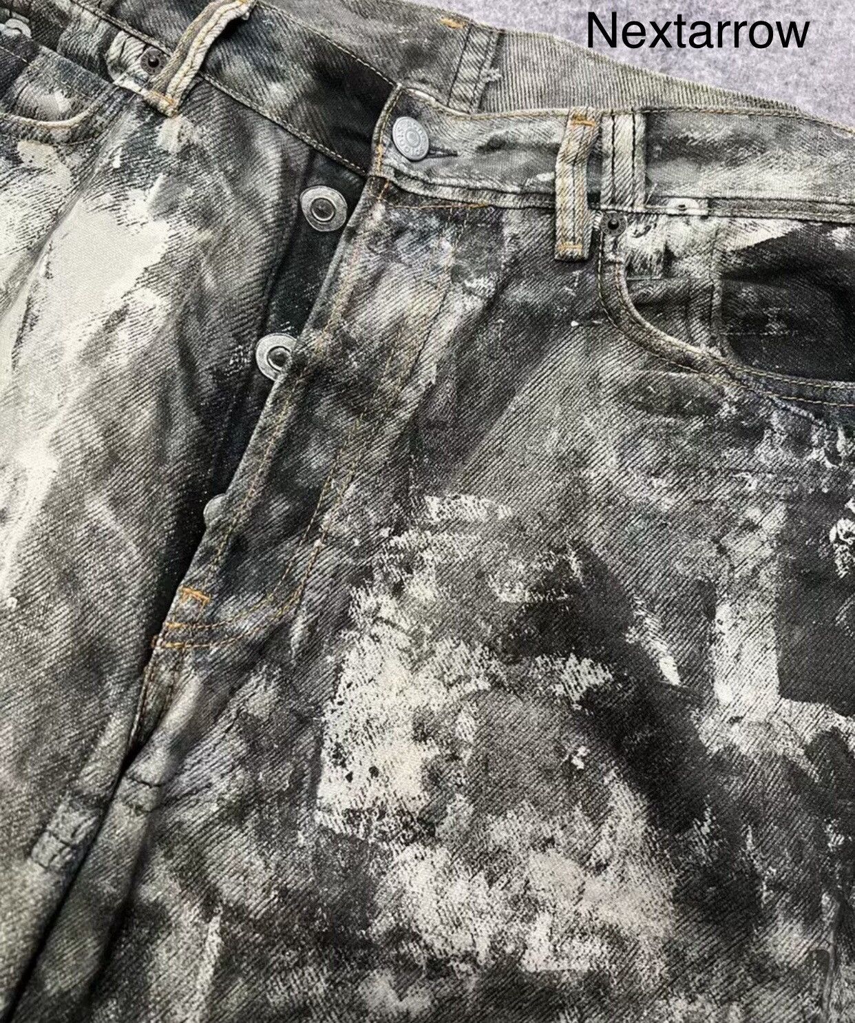 Acne Studios Acne studios splash-ink printing jeans 2409-Nextarrow Size US 32 / EU 48 - 2 Thumbnail