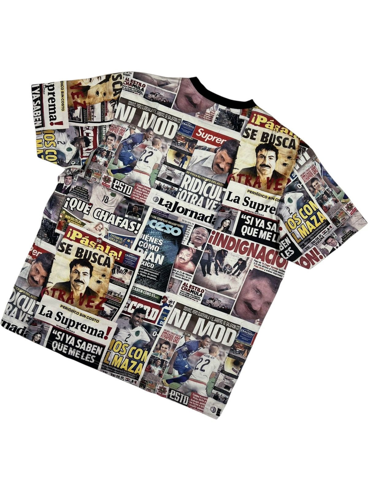 Supreme SS20 EL CHAPO ‘HEADLINE S/S TOP’ Size US XL / EU 56 / 4 - 4 Thumbnail