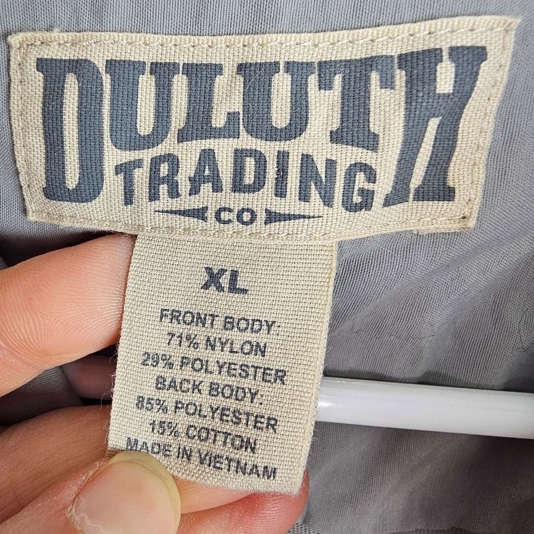 Duluth Trading Company Duluth Trading Co Men Nylon Snap Front Shirt XL Gorpcore Size US XL / EU 56 / 4 - 6 Thumbnail