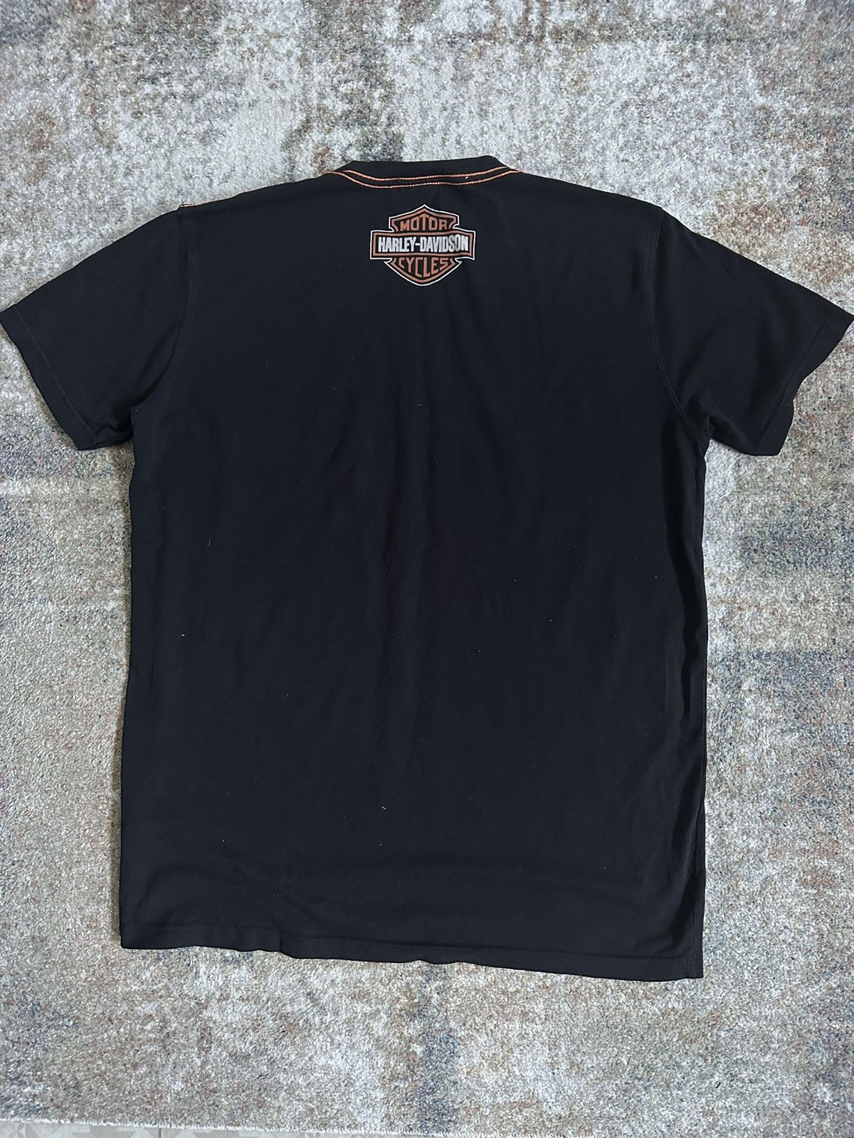 Band Tees × Harley Davidson × Vintage 🦅 Harley Davidson Legends Live Where Legends Roam Biker Tee Size US L / EU 52-54 / 3 - 3 Thumbnail
