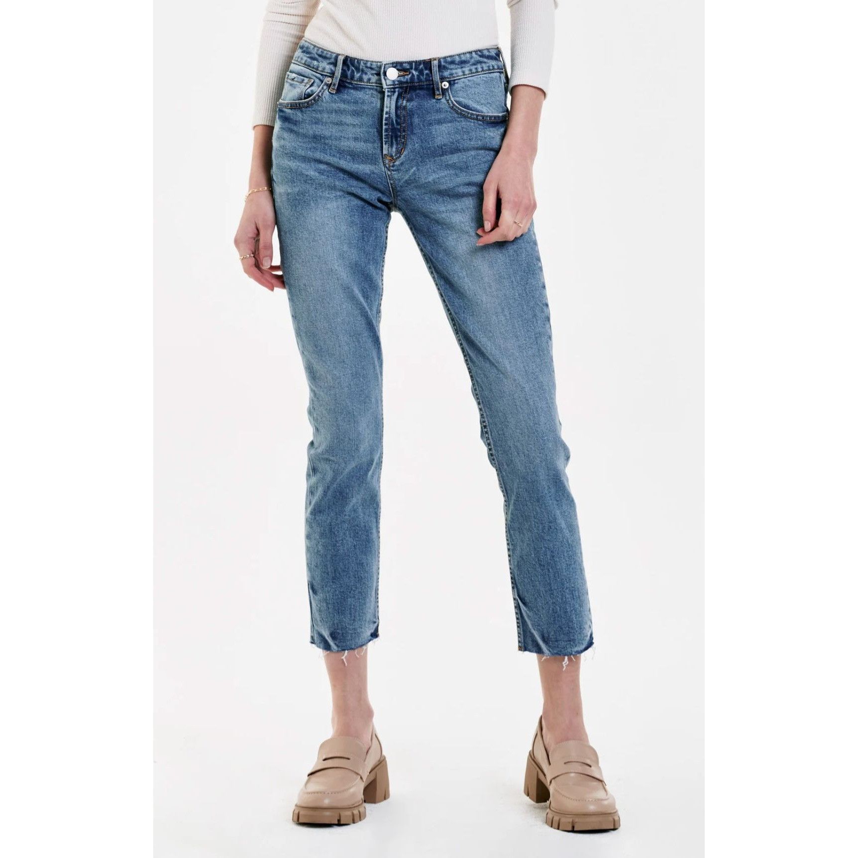 Other Dear John Blaire Straight Leg Ankle Slim Jeans in Lyon Size 31" - 3 Thumbnail