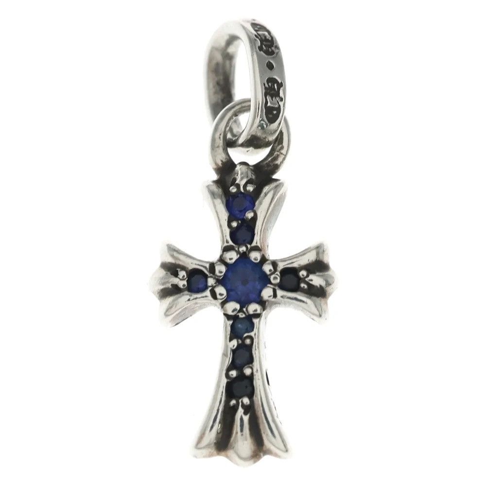 Chrome Hearts Chrome Hearts Baby Fat Sapphire Charm Necklace Size ONE SIZE - 1 Thumbnail